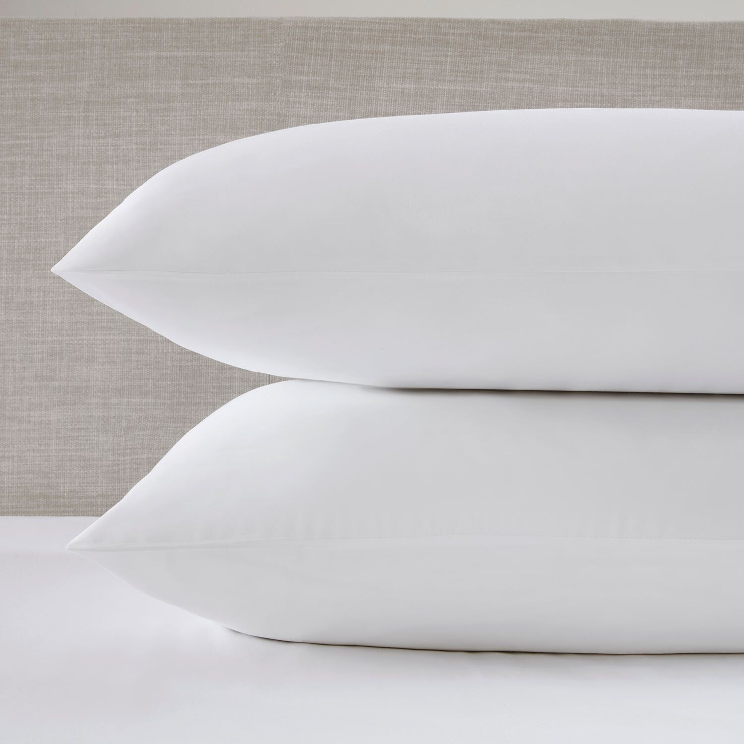 400TC Cotton Housewife Pillowcase Pair White