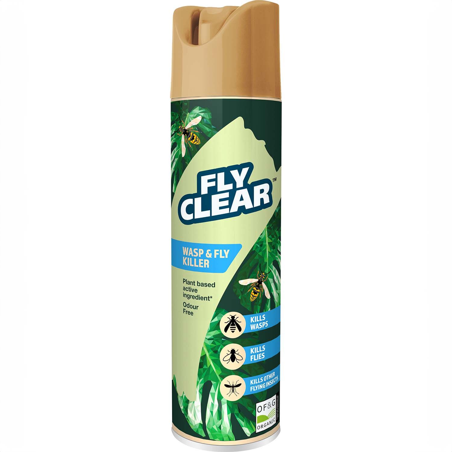 400ml Fly Clear Organic Wasp & Fly Killer