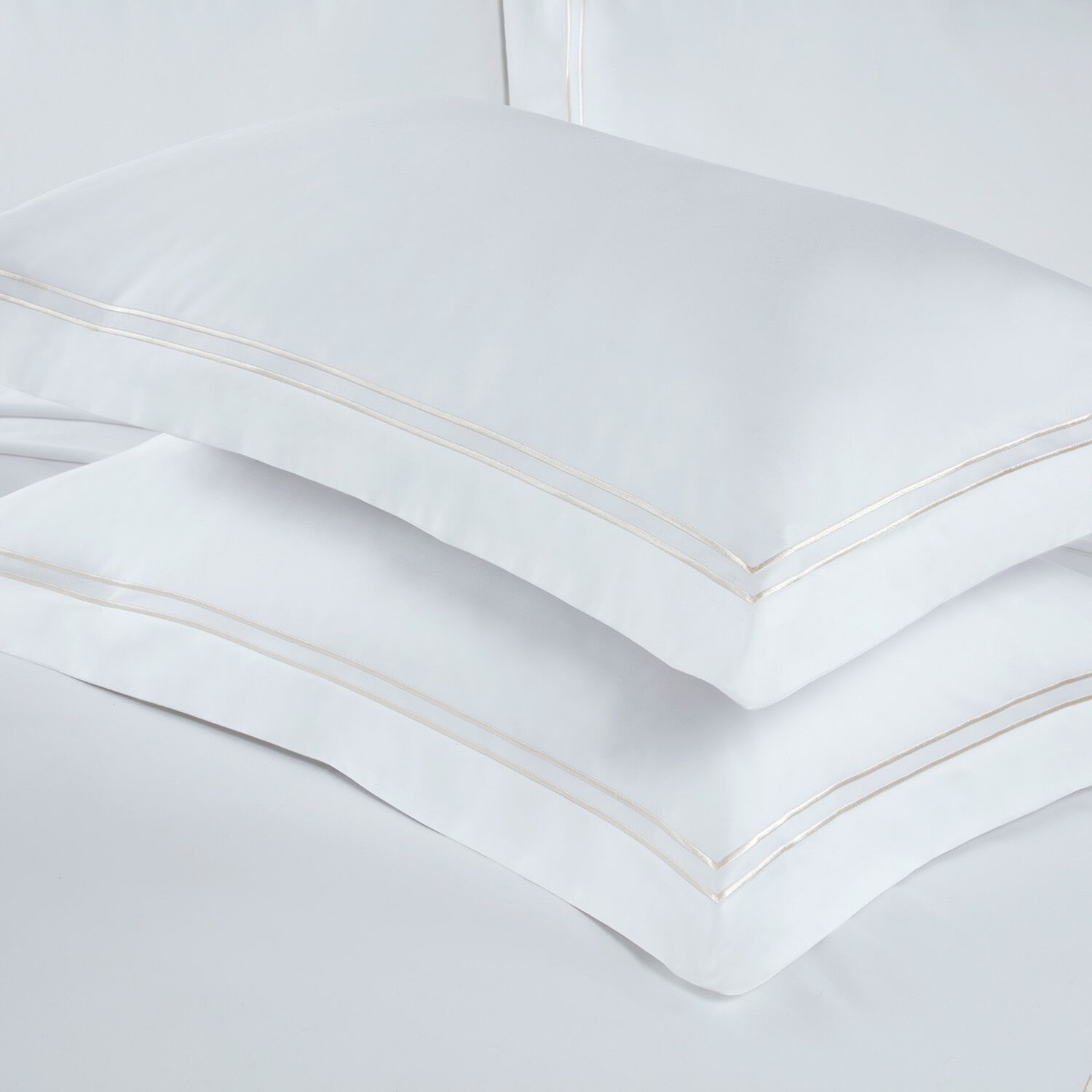 OXFORD PILLOWCASE Double Stitch Gold 500tc
