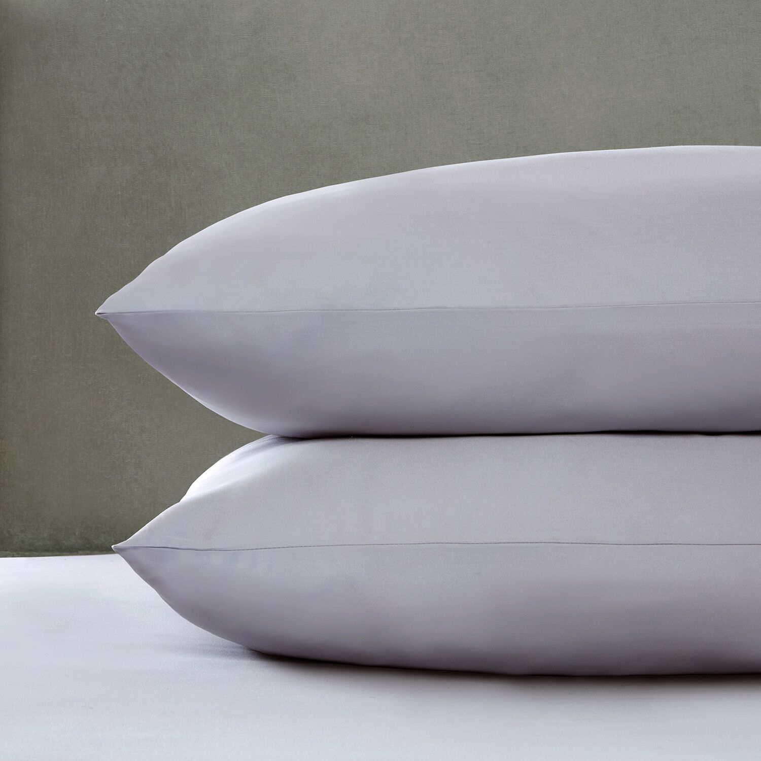 HOUSEWIFE P/CASE PAIR 600 Threadcount Cotton Silver