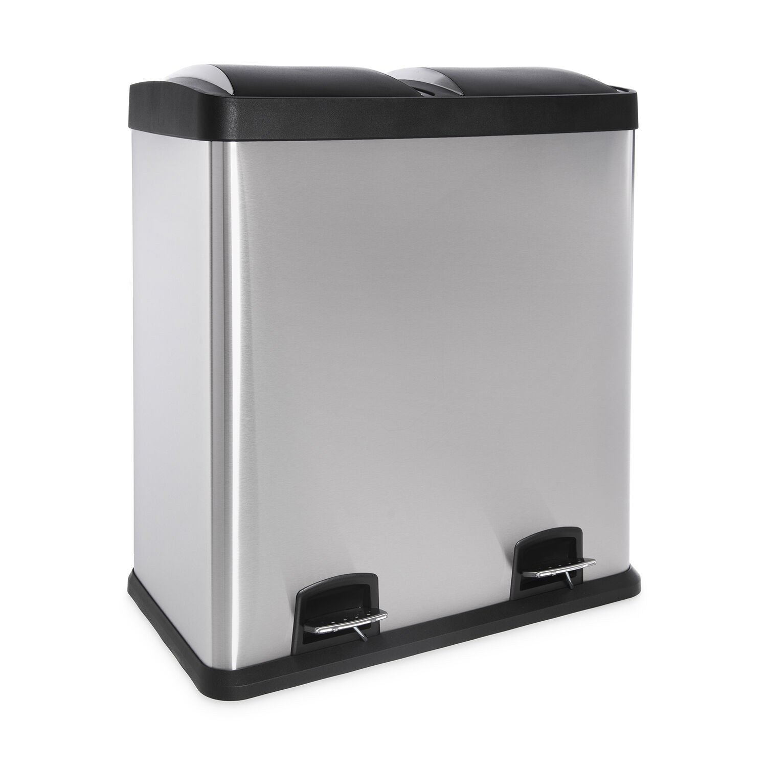 60L Double Recycling Kitchen Bin