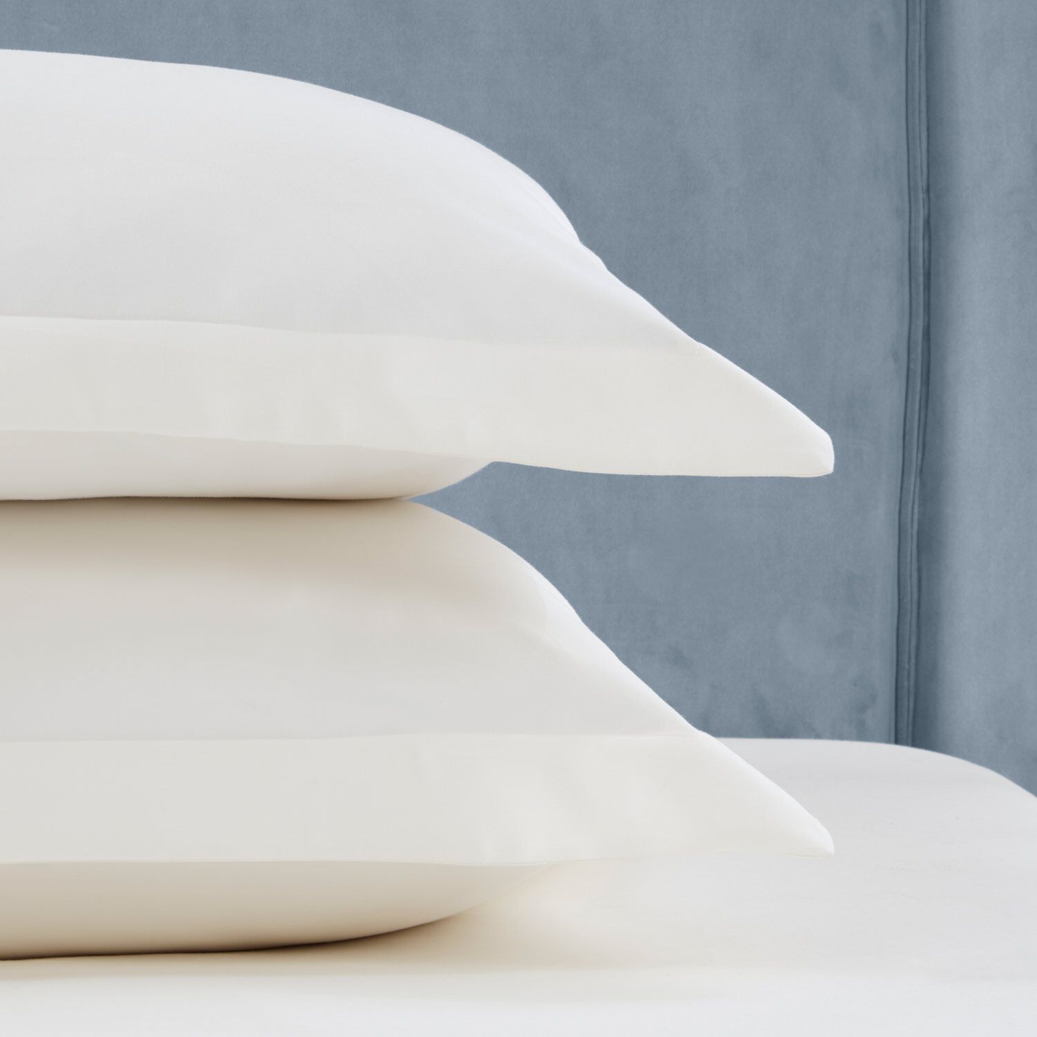 OXFORD P/CASE PAIR 750 Threadcount Cotton Cream