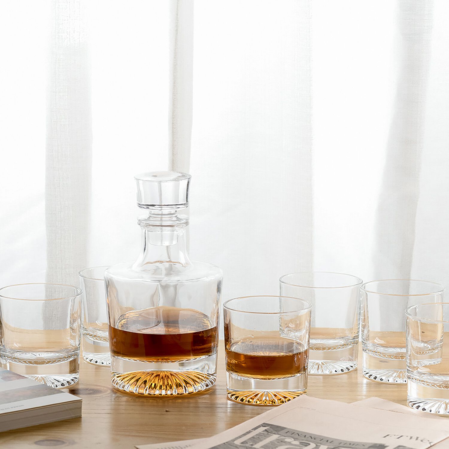 Abney & Croft 3 Piece Decanter Set