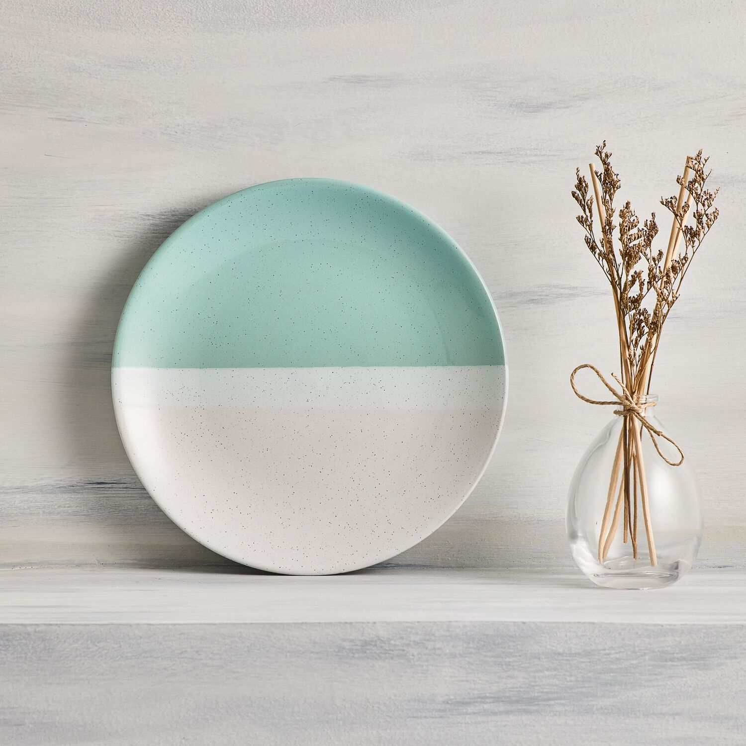 Abney & Croft Half & Half Turquoise Side Plate