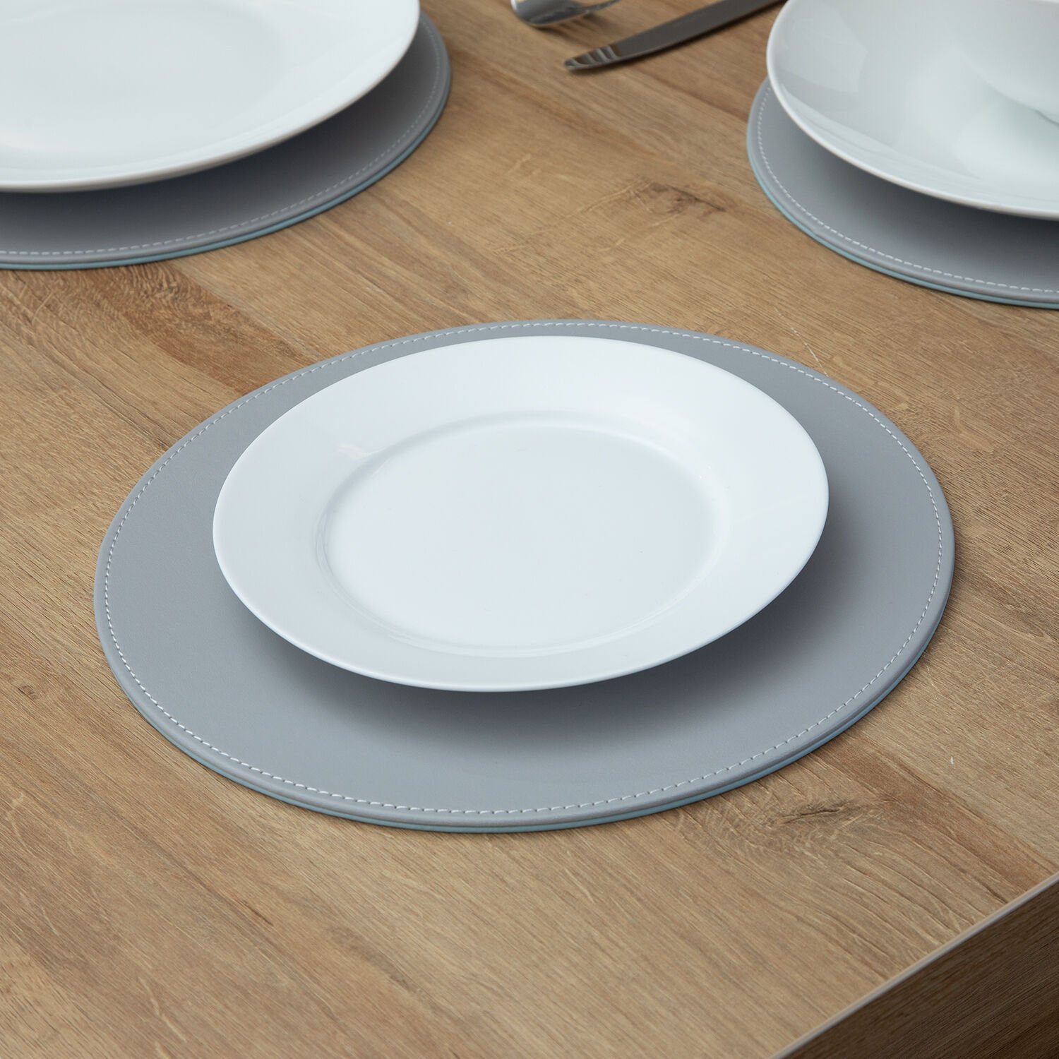 Abney & Croft White 8" Coupe Side Plate