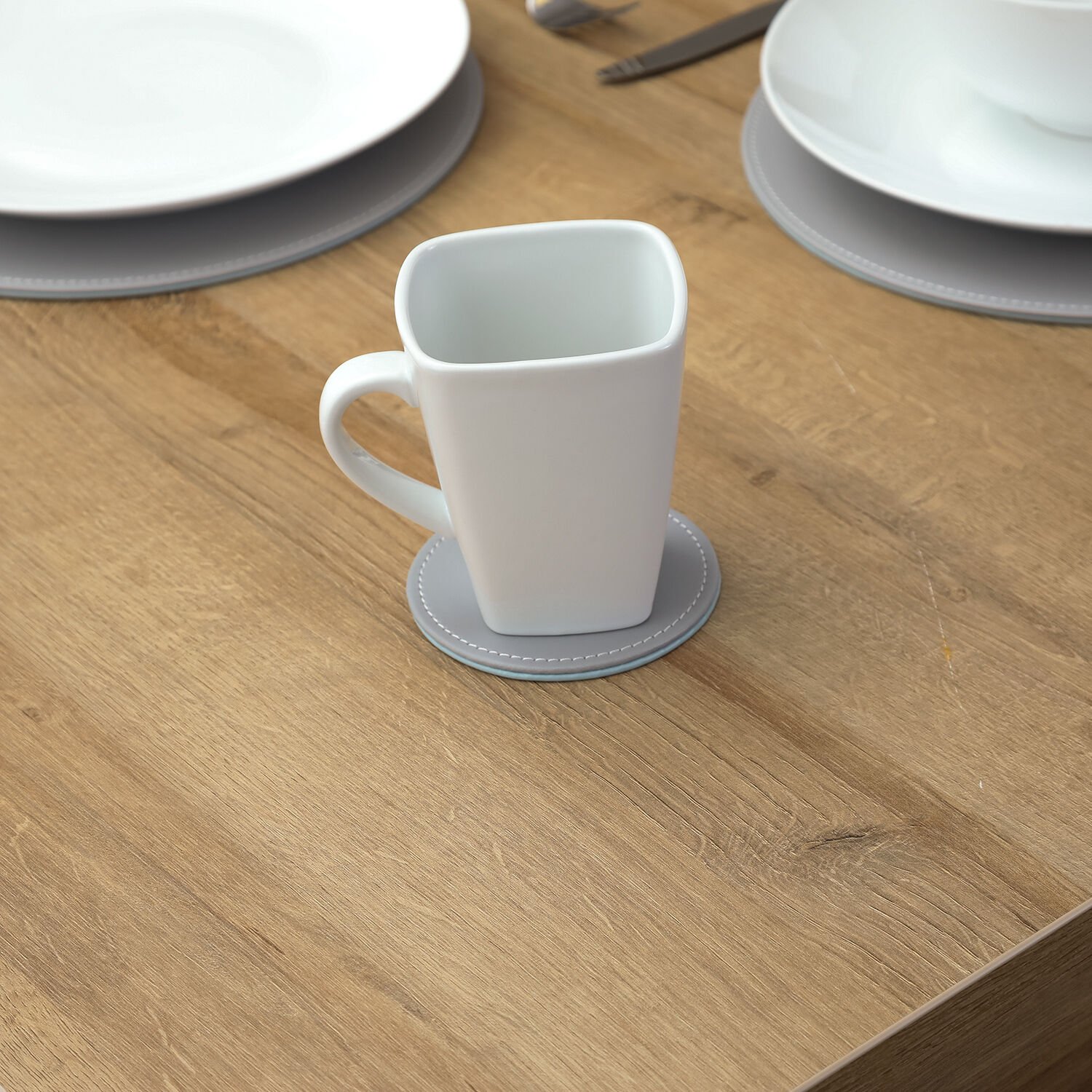 Abney & Croft White Square Mug