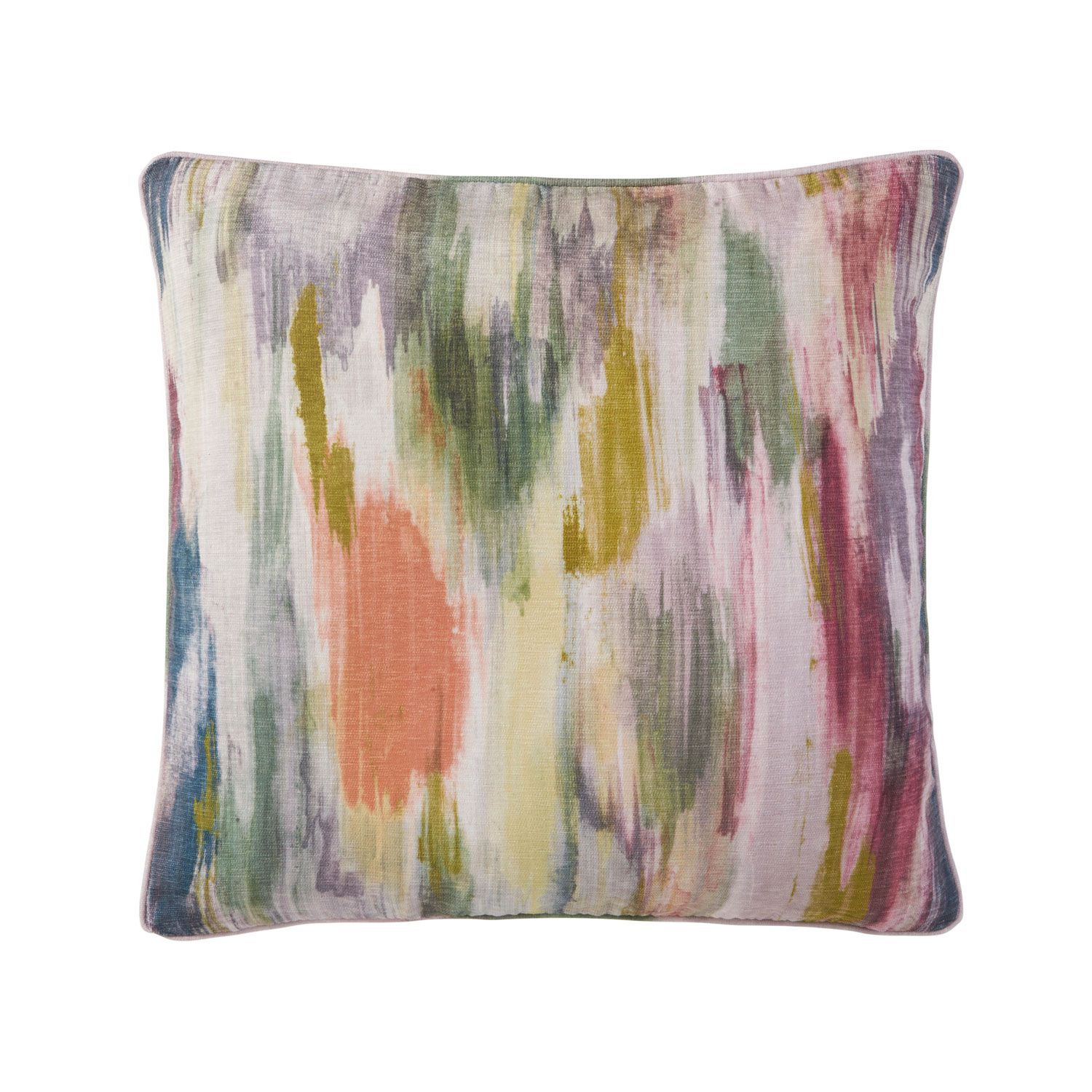 ABSTRACT WATERCOLLOUR GREEN 45x45 Cushion