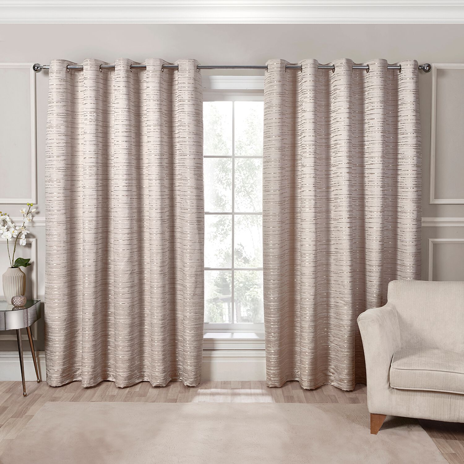 ALLURE IVORY 66x72 Curtain