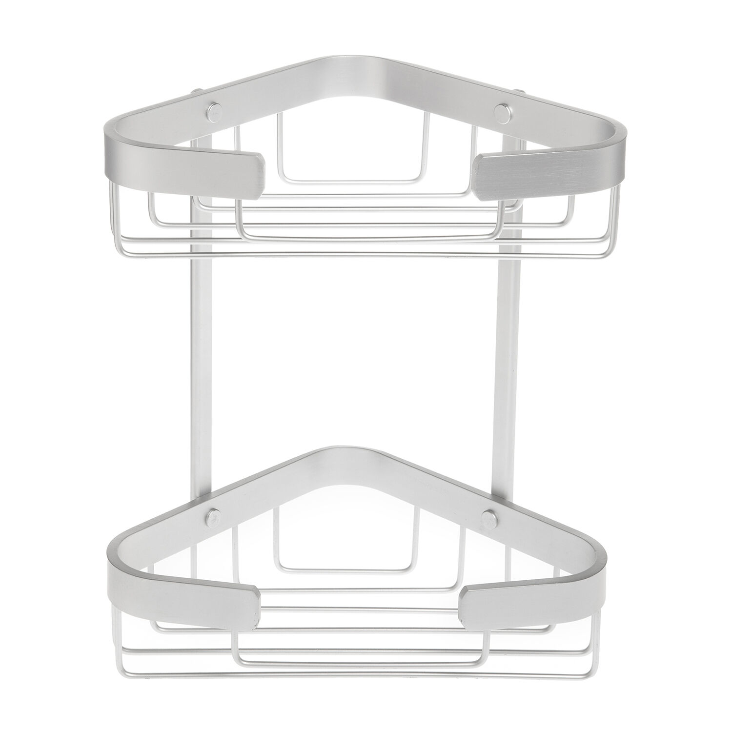 Aluminium Two Tier Corner Bathroom Caddy