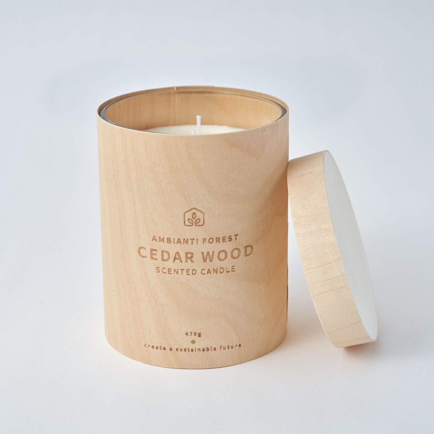 AMBIANTI FOREST Cedar Wood 470g Candle