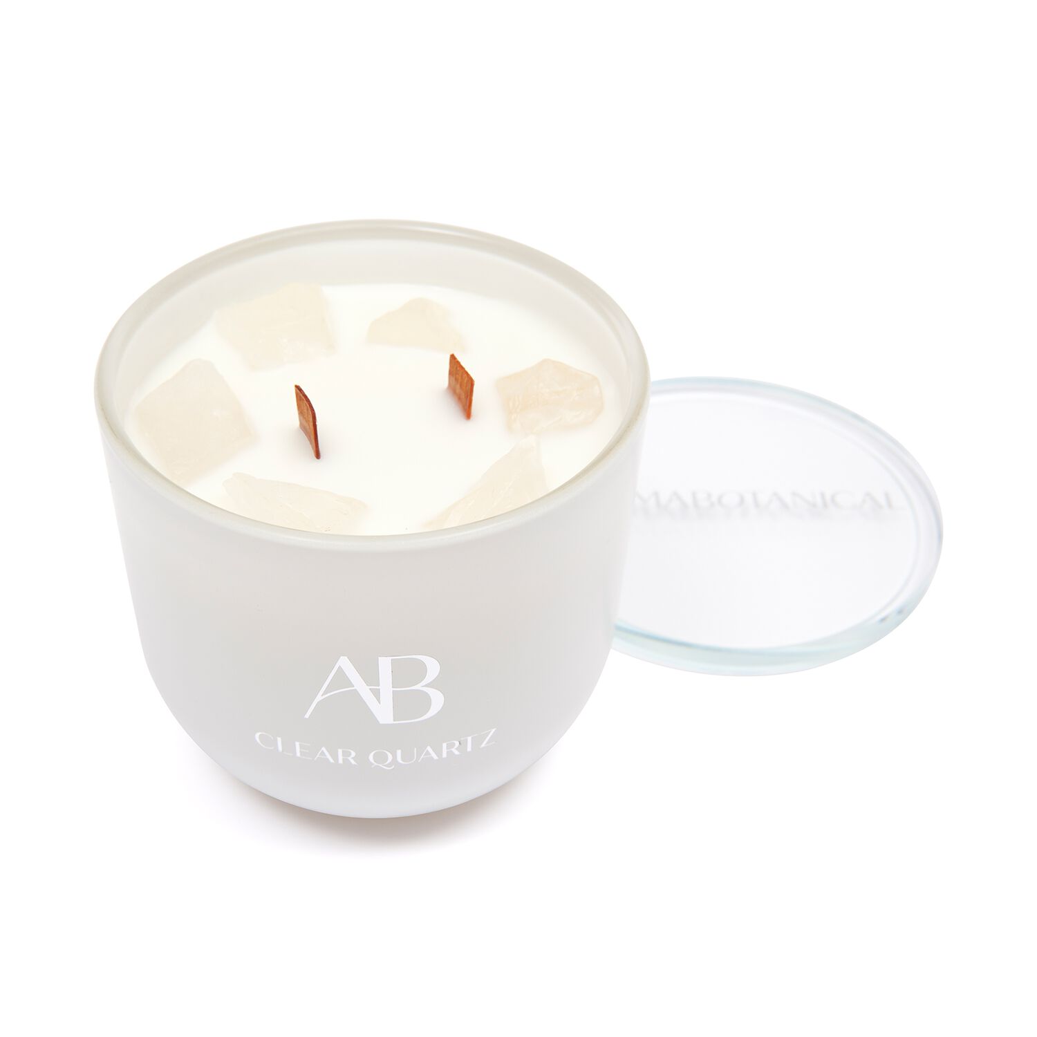 Aromabotanical Crystal Clear Quartz 2 Wick Candle