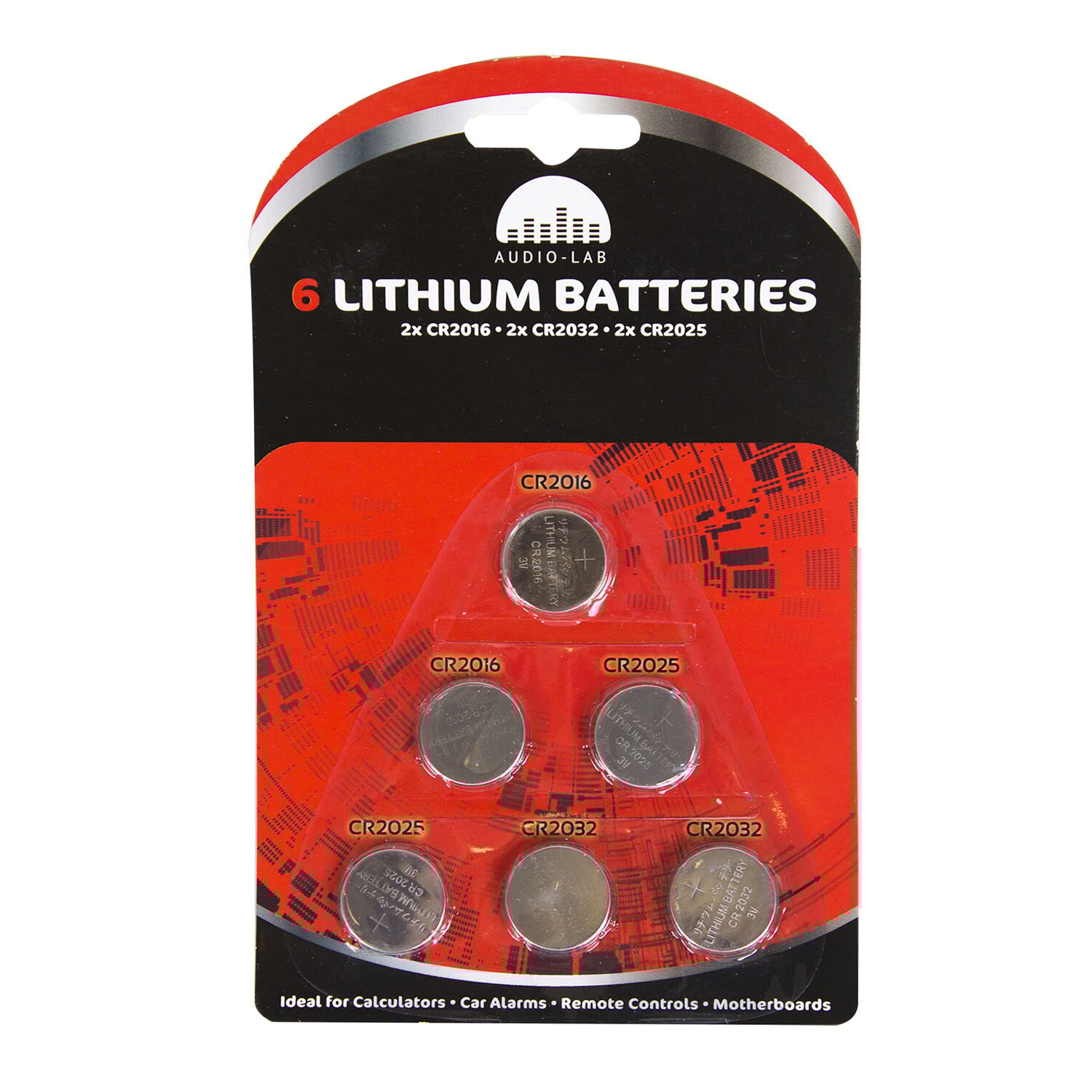 Audio Lab 6 Lithium Batteries