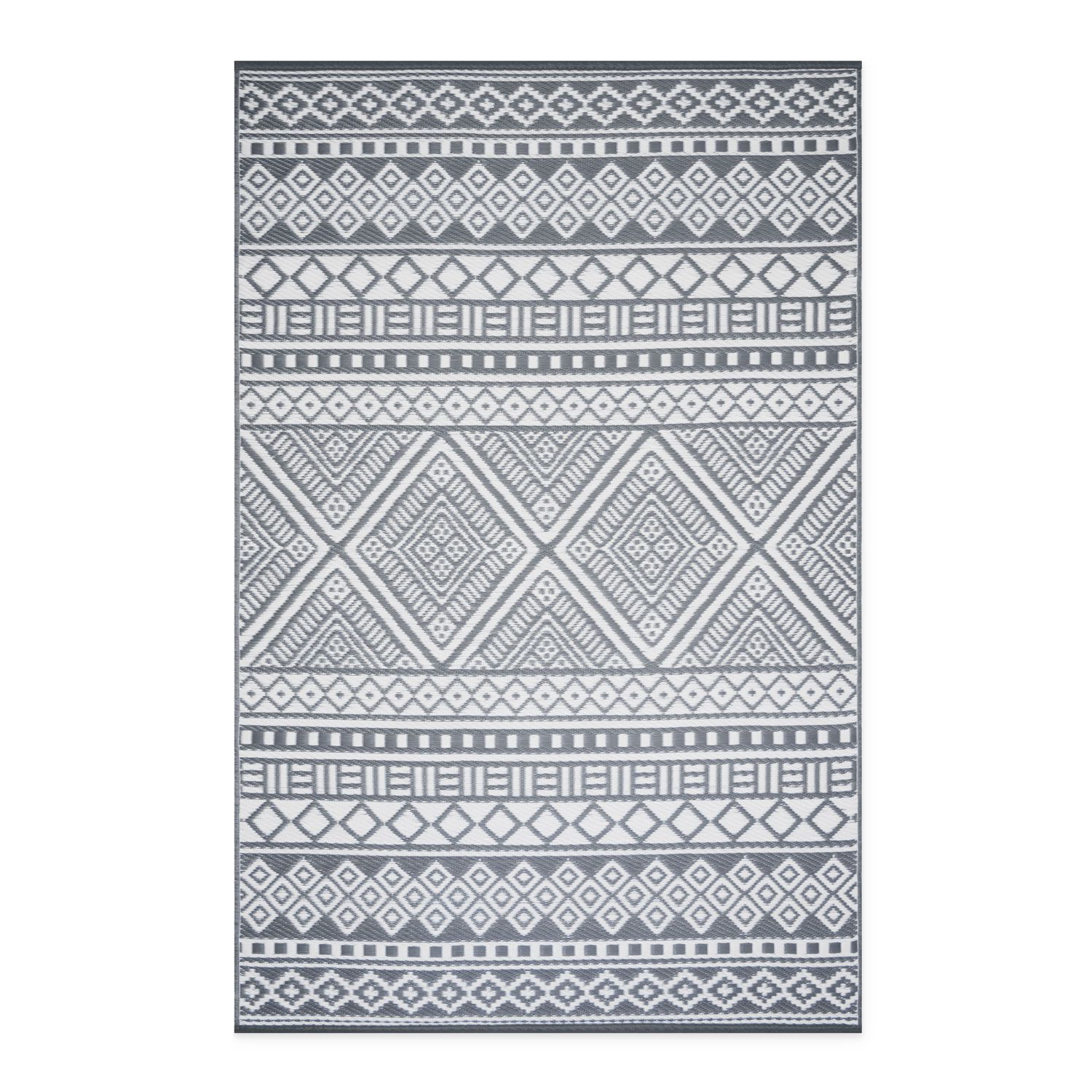 AZTEC GREY 120x180cm Outdoor Mat