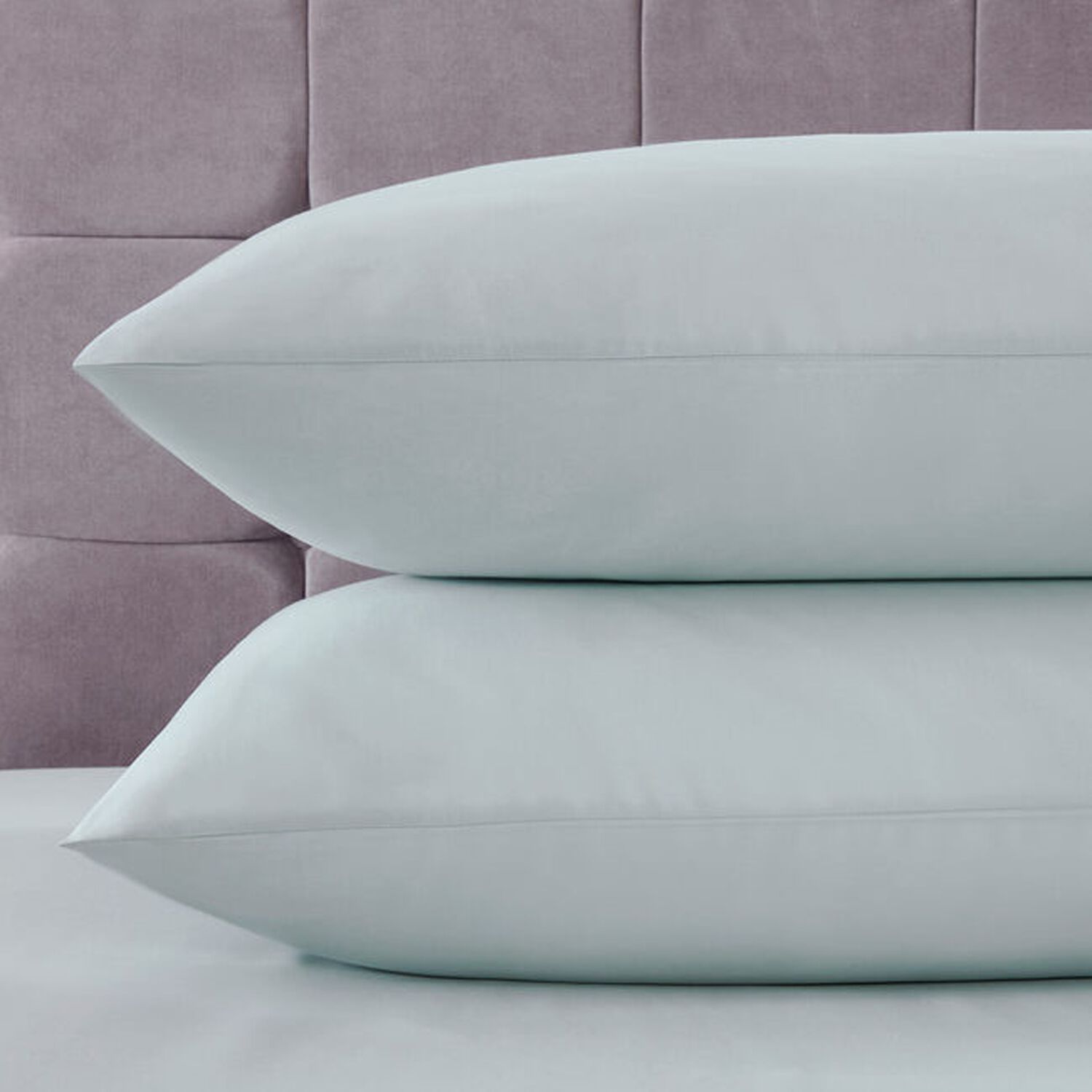 200TC Cotton Housewife Pillowcase Pair - Duck Egg