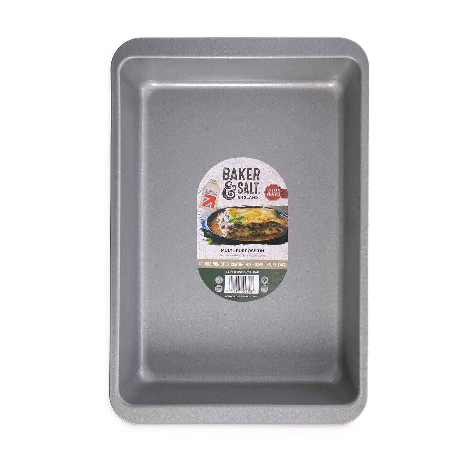 Baker & Salt Silver Multi-Purpose Cake Tin 32cm