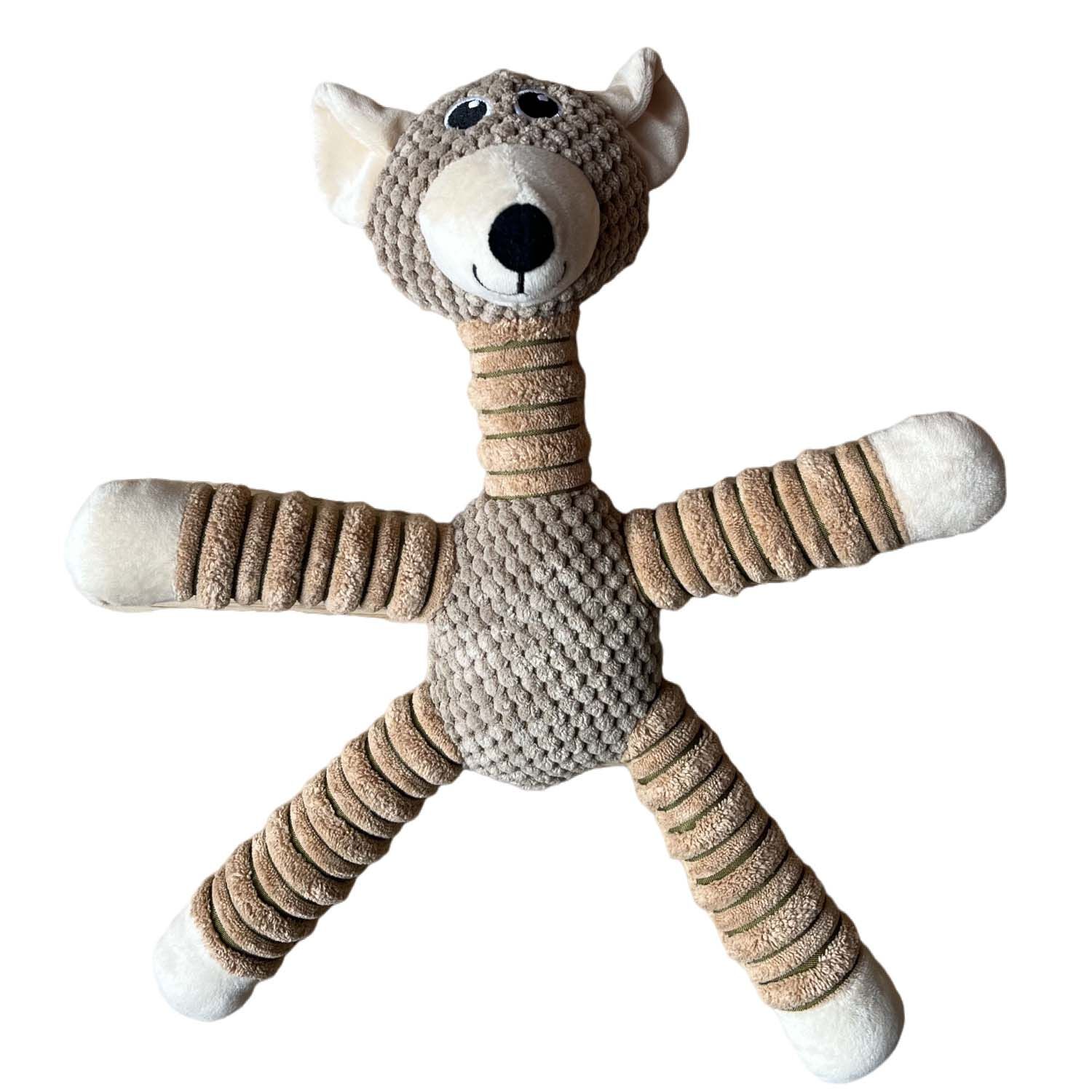 Bear Plush Tug Dog Toy