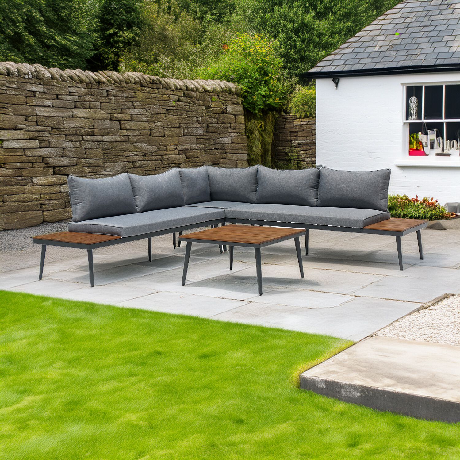 Beaumount Corner Sofa Garden Furniture Set
