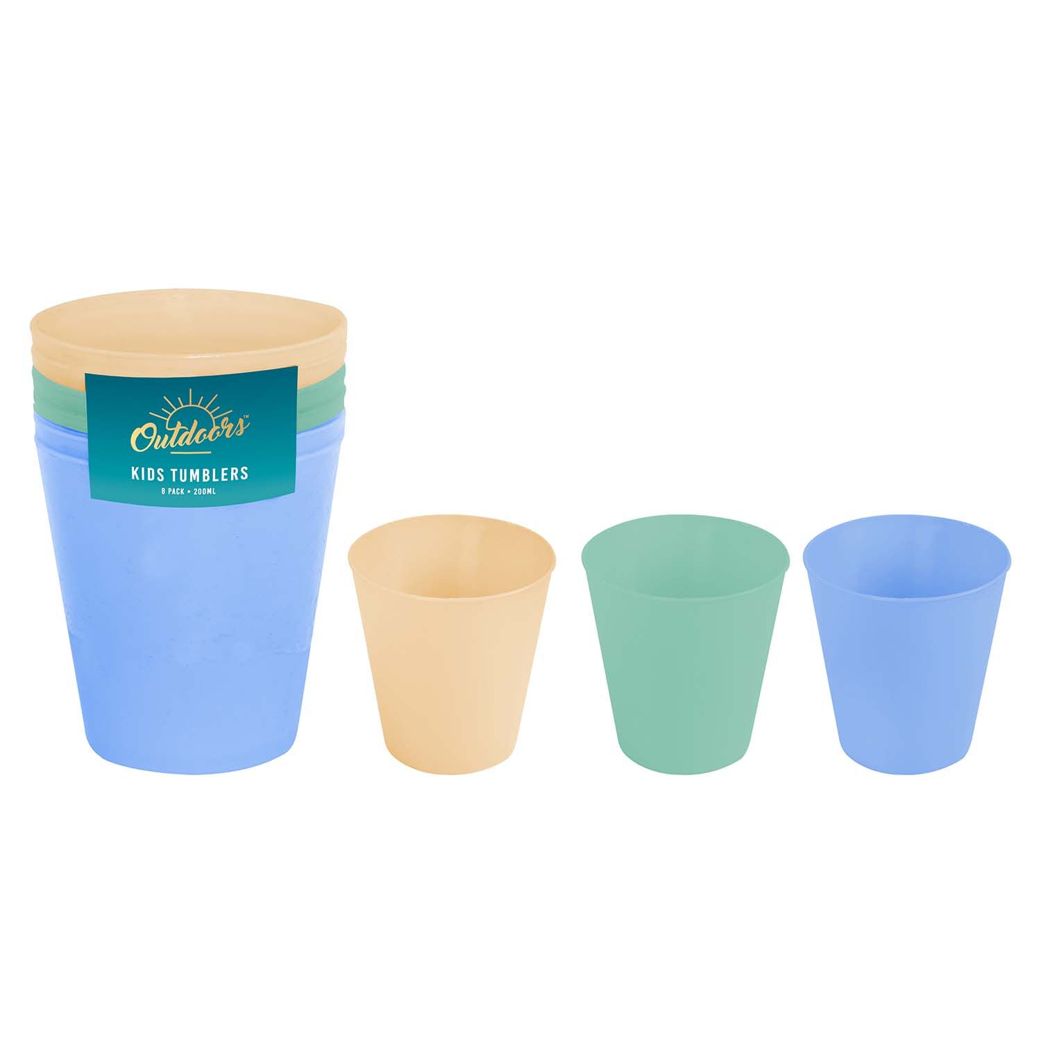 Bello Kids Tumblers 200ml - 8 Pack