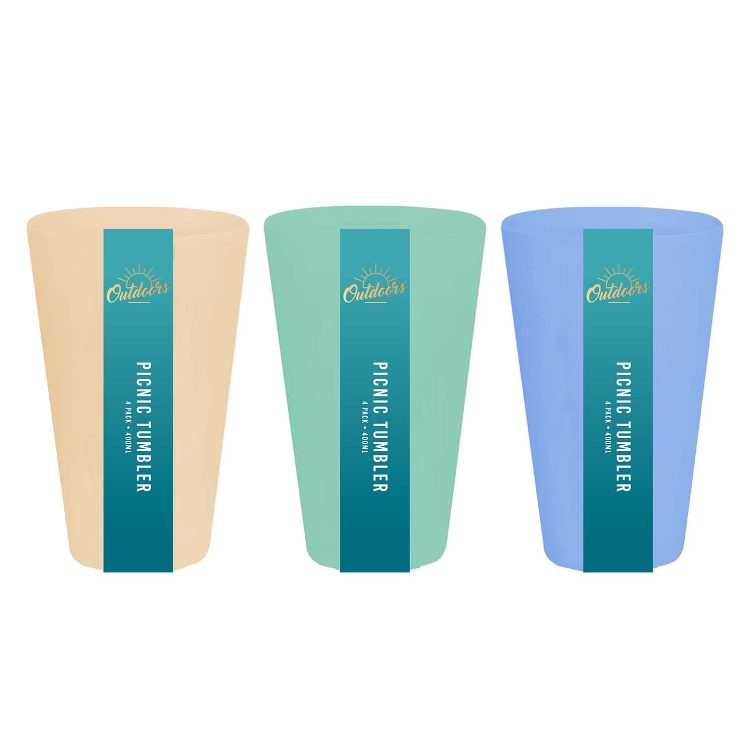 Bello Picnic Tumblers 4 Pack