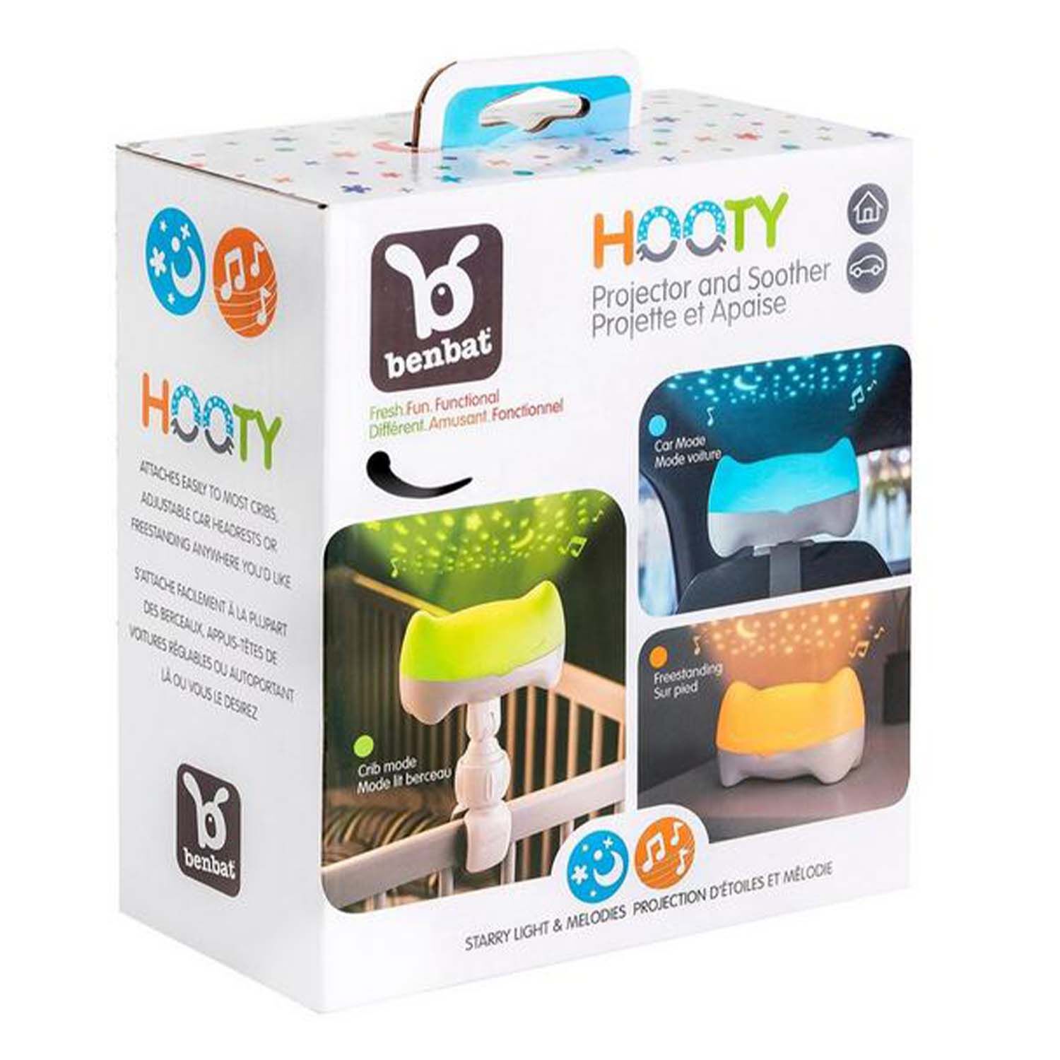 Benbat Hooty Night Light Projector & Soother