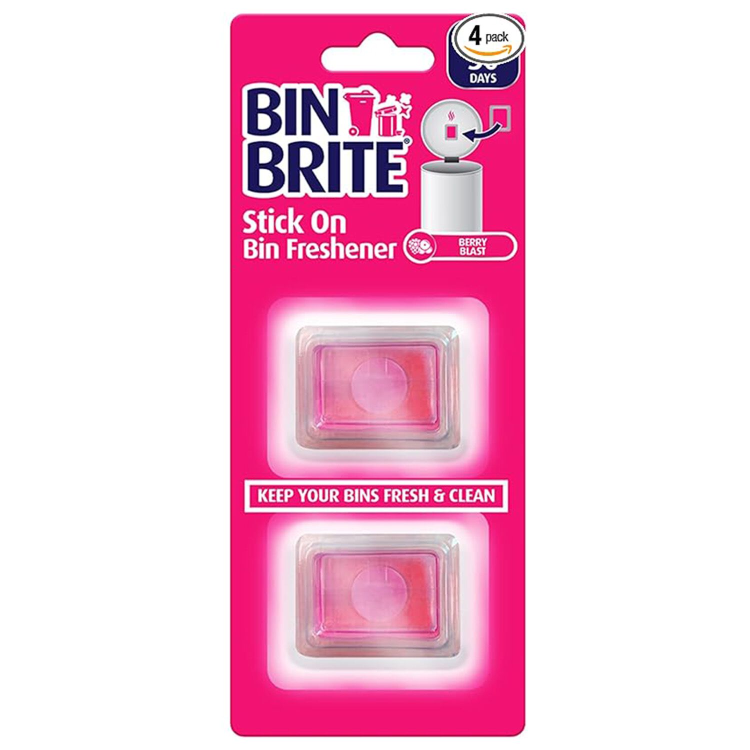 Bin Brite Stick On Freshener Berry Blast 2 Pack