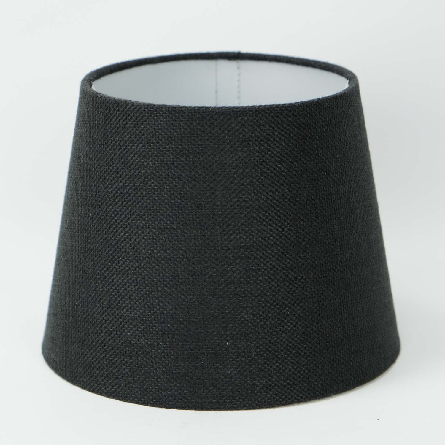 BLACK LINEN SHADE - 12"