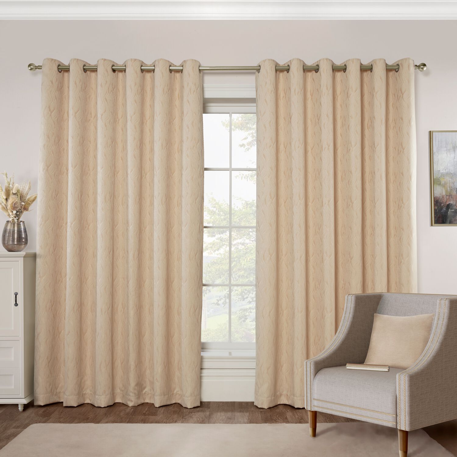 BLACKOUT & THERMAL LUXE GOLD 90x90 Curtain