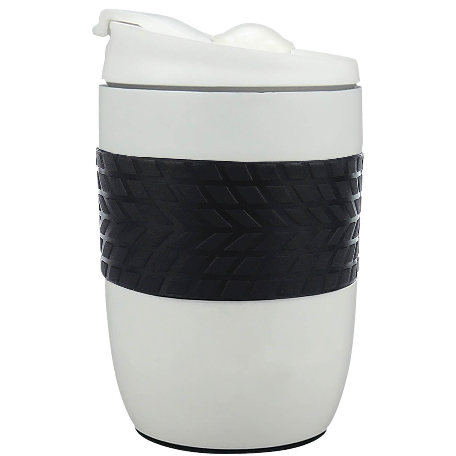 Body Go White Stainless Steel Travel Mug 260ml