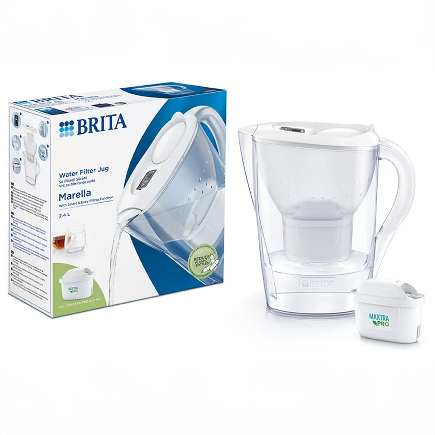 Brita Marbella XCPro White Water Jug