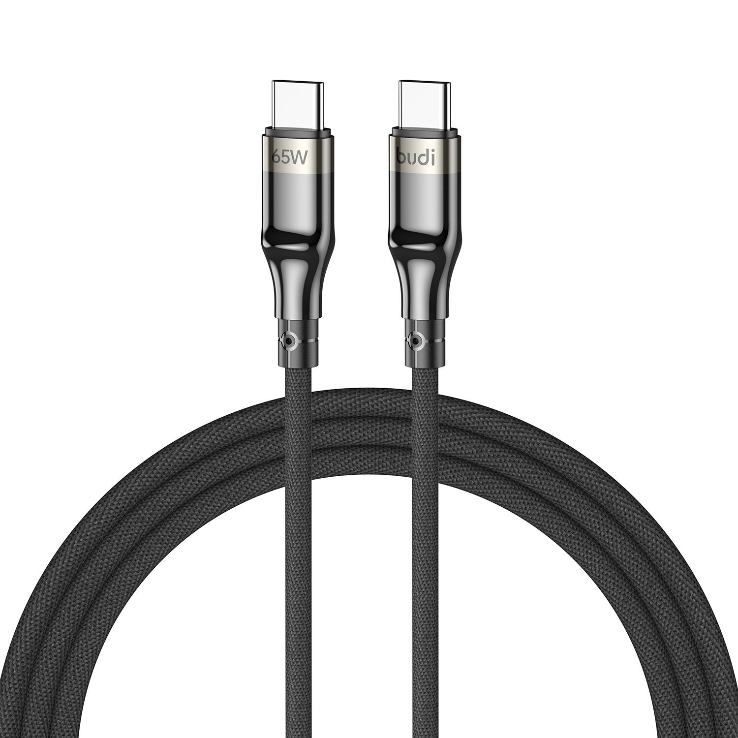 Budi Black Type C 1.5m Charging Cable