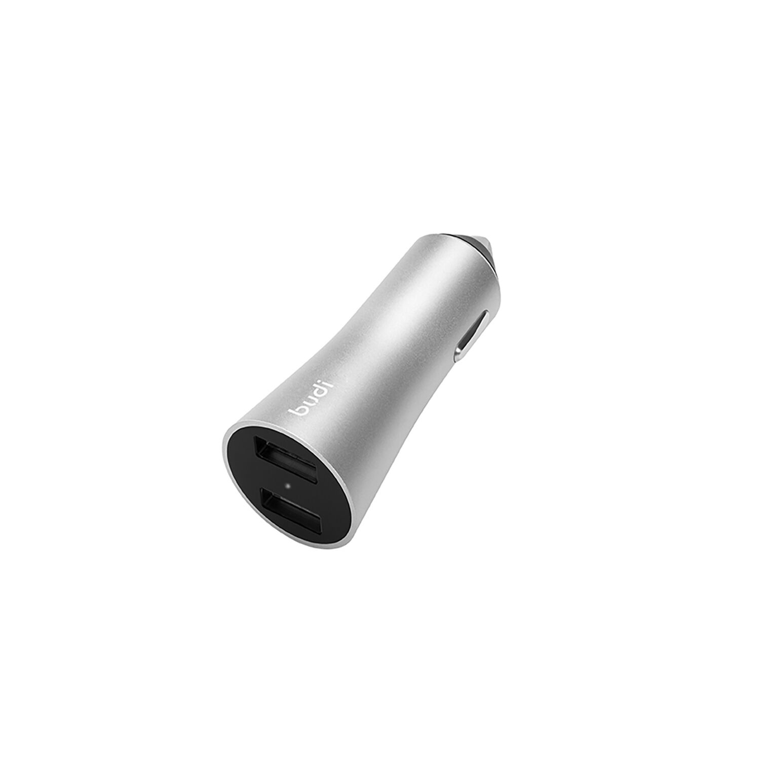 Budi Silver 2 USB Fast Car Charger