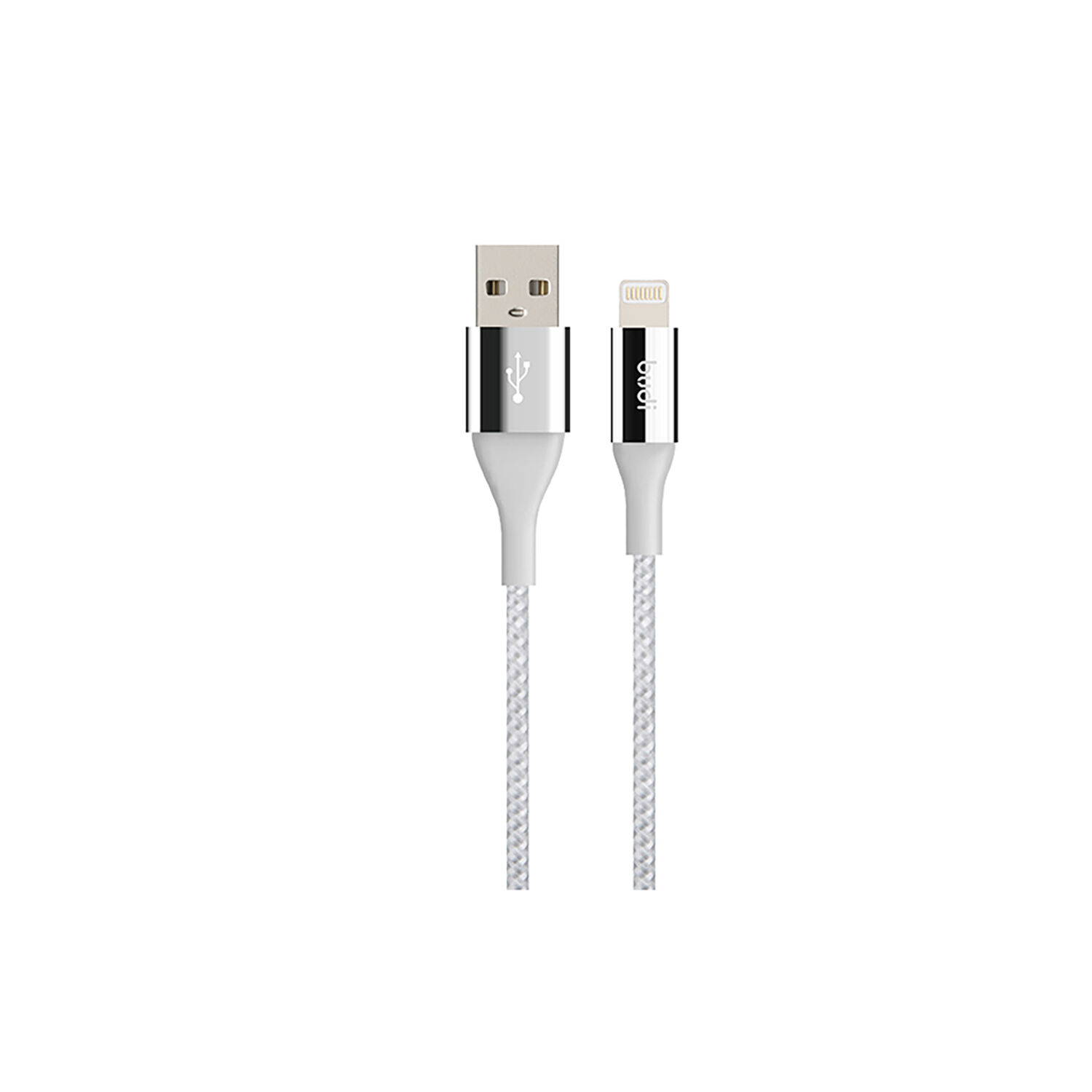 Budi Silver Lightning 1.2m Charging Cable