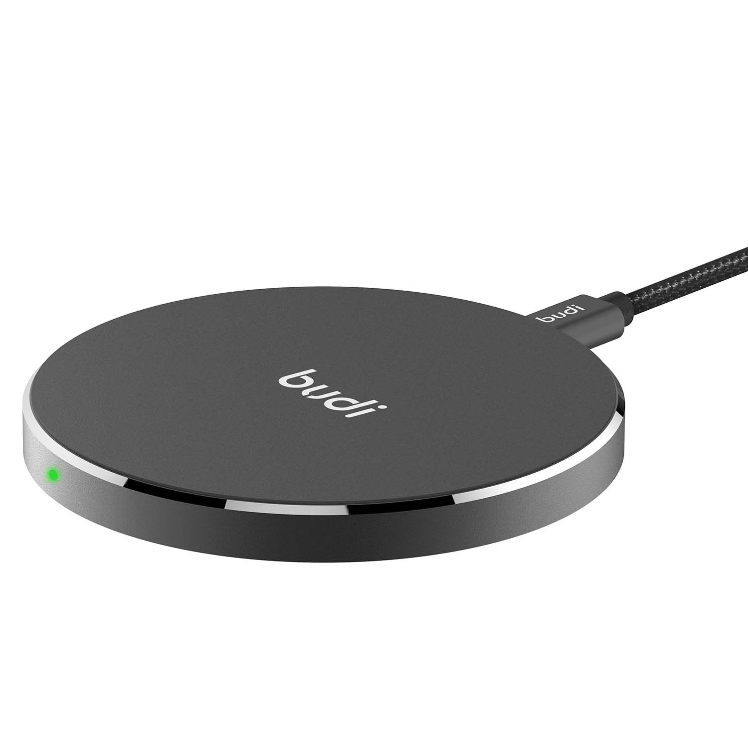 Budi black Wireless Charger Pad