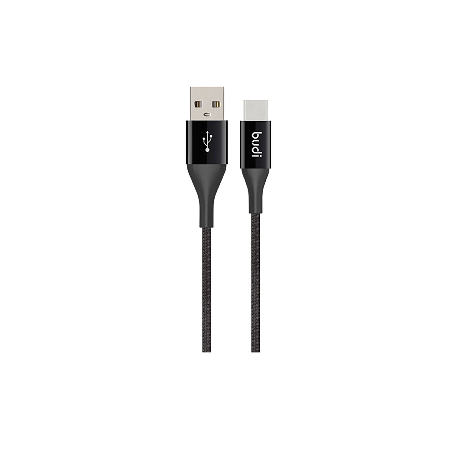 Budi black type C 1.2m Charging Cable