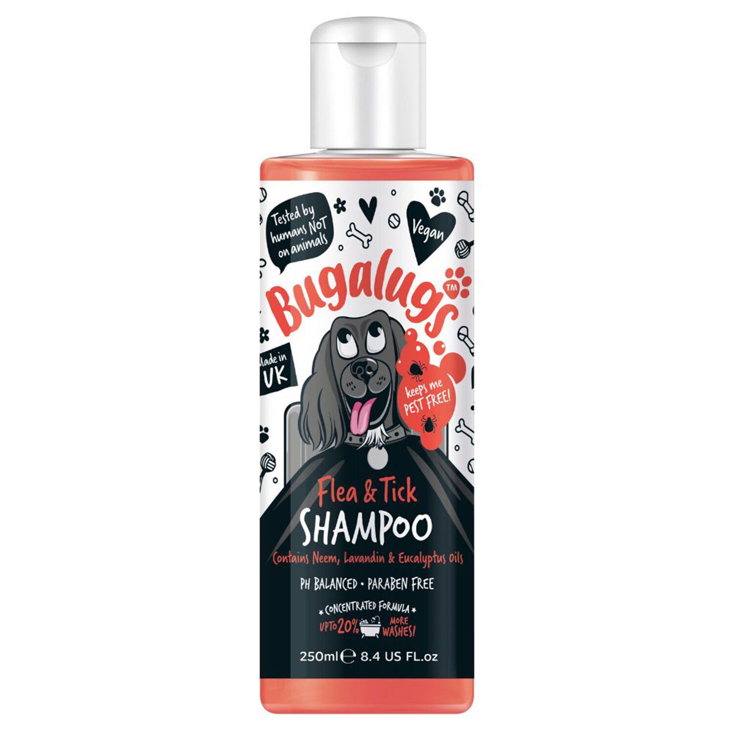 Bugalugs Flea & Tick Shampoo 250ml