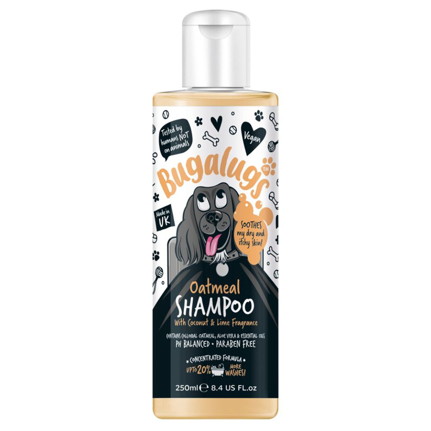 Bugalugs Oatmeal & Aloe Shampoo 250ml
