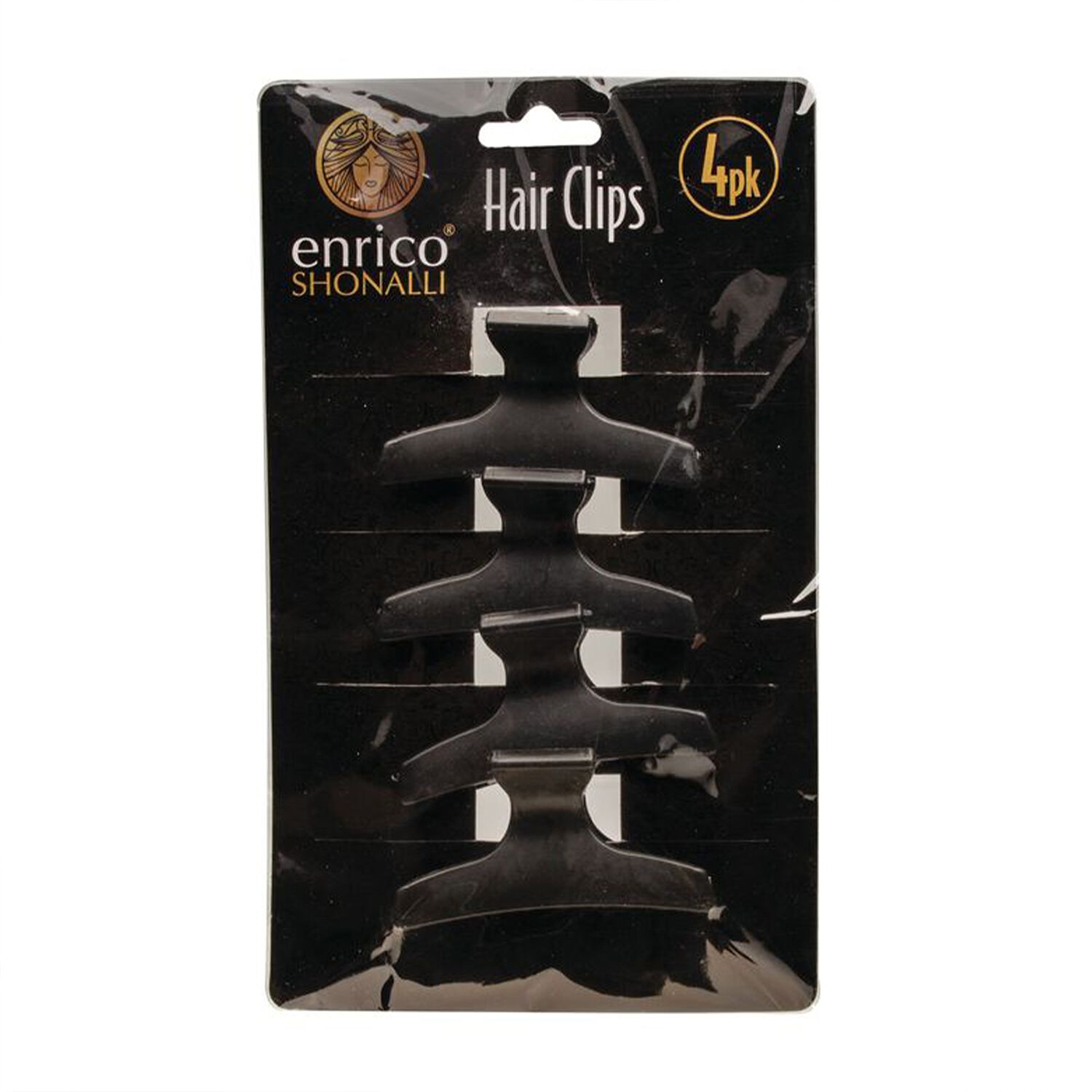 Bulldog Hair Clip 4 Pack