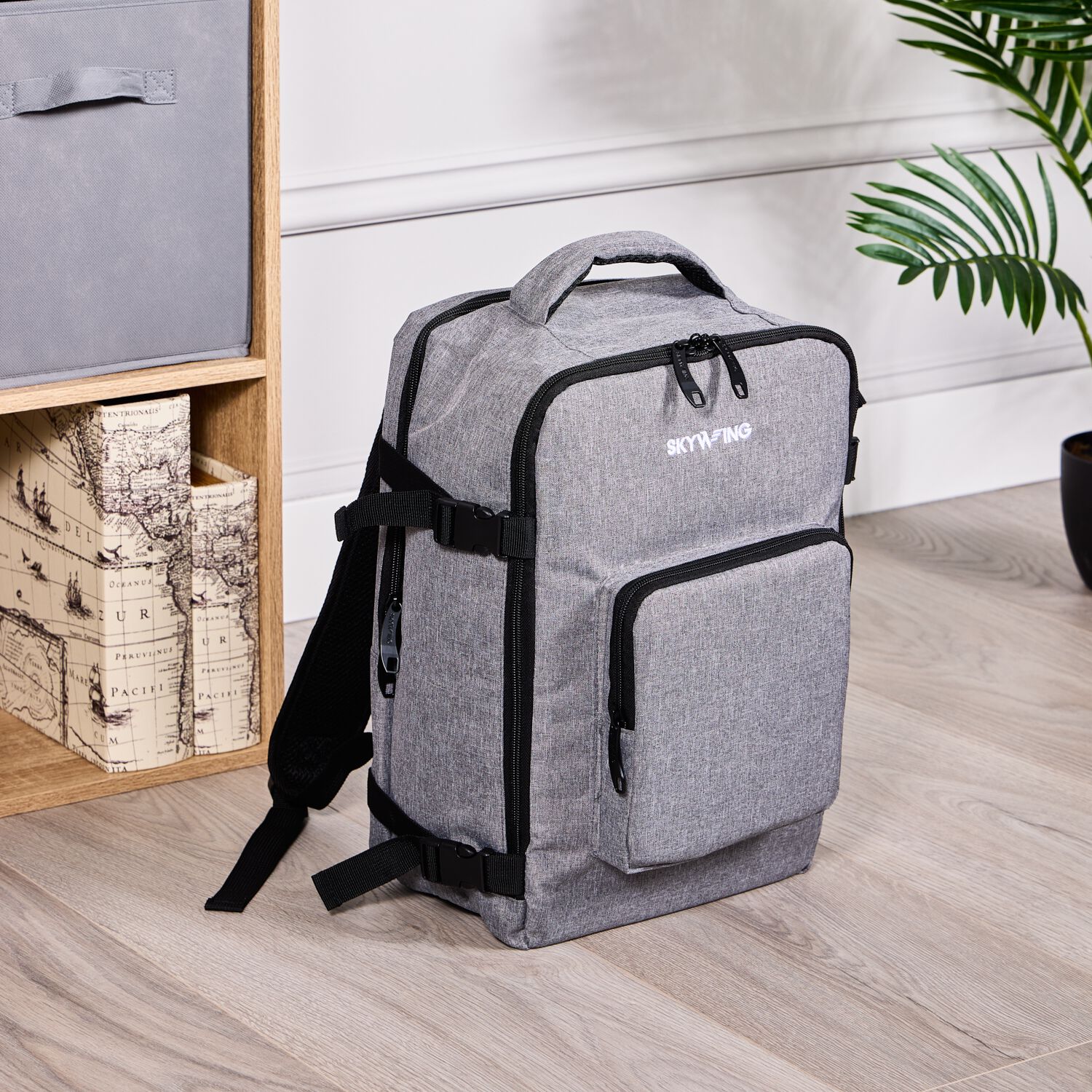 Carry On Backpack - Grey