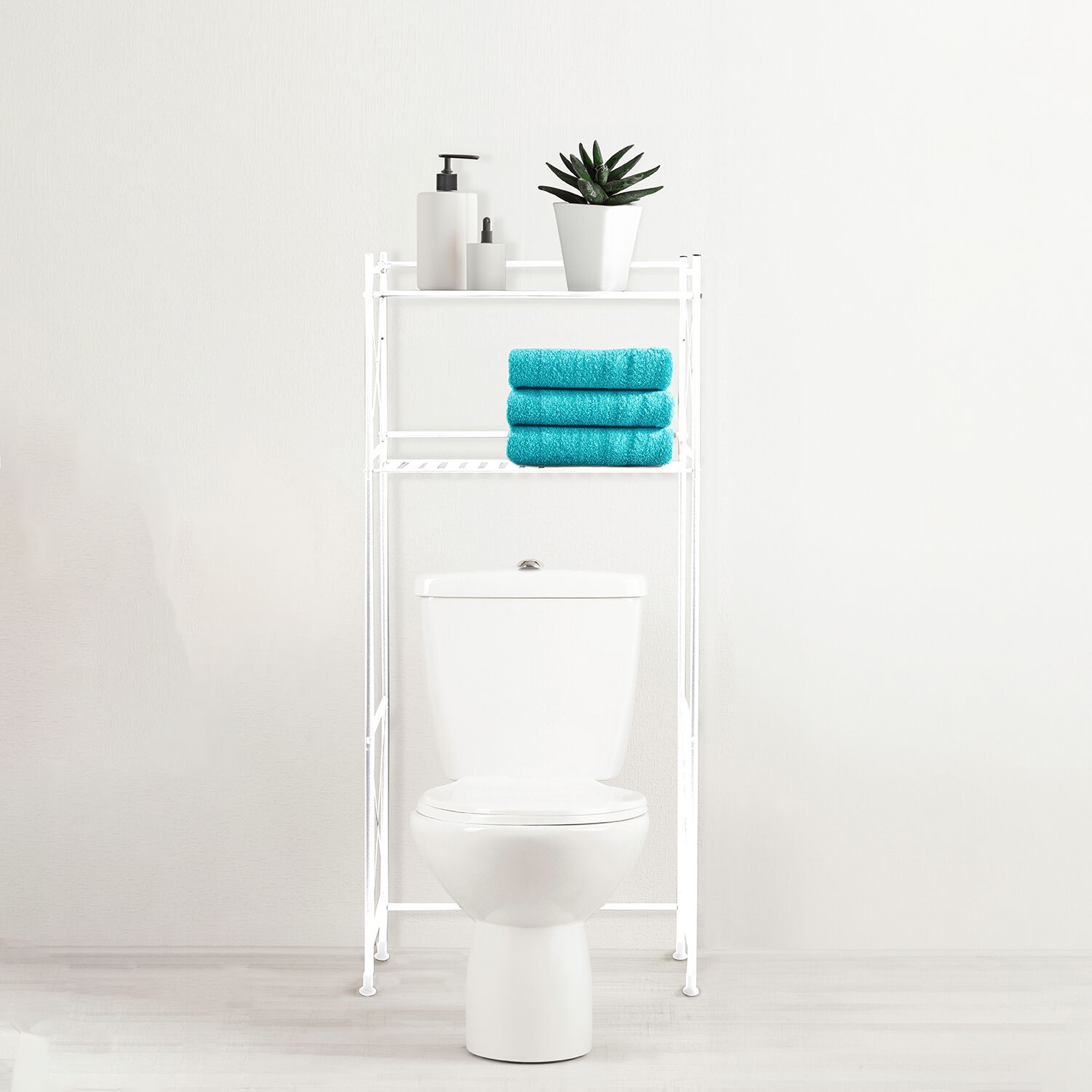 Causeway Bay White Bathroom Space Saver