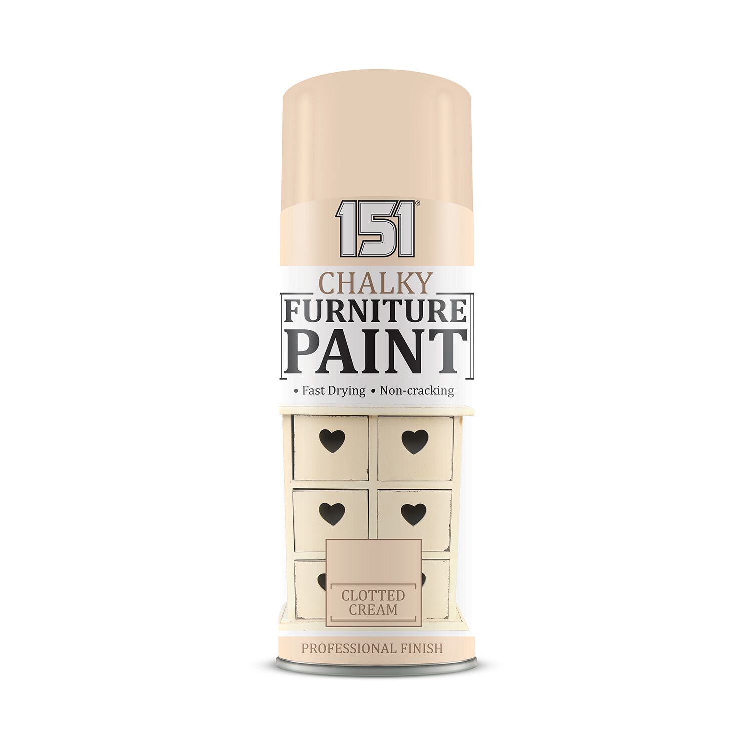 Chalky Finish Furniture Paint Clotted Cream