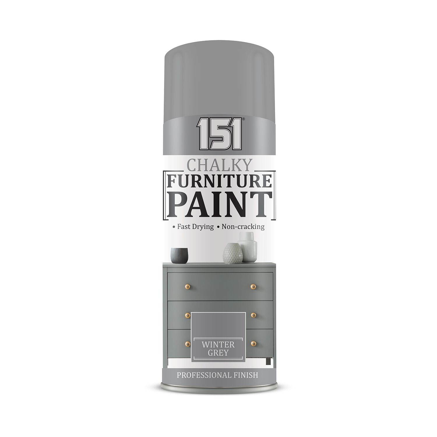 Chalky Finish Furniture Paint Winter Grey