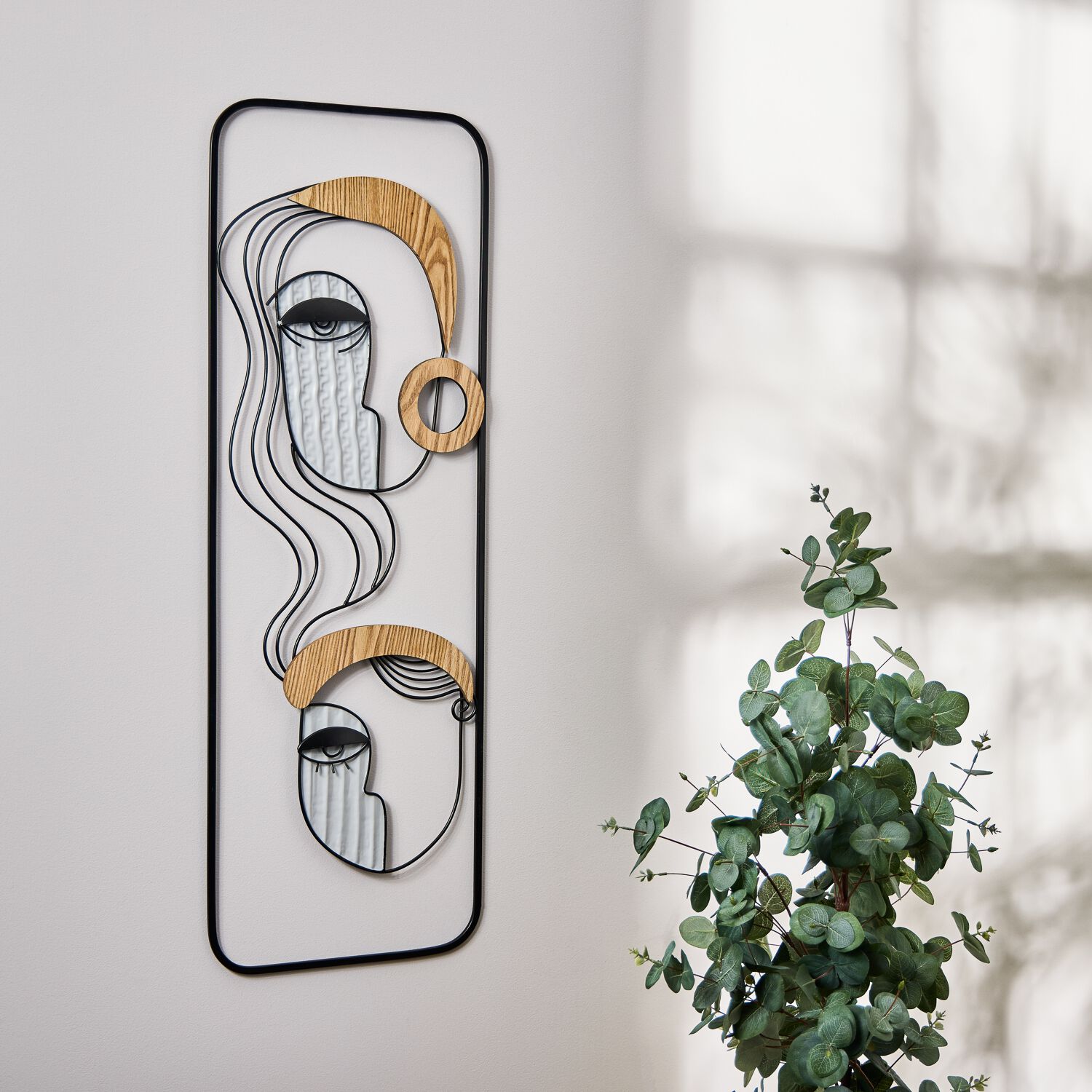 Changing Faces Metal Wall Art 31.1cm X 89.5cm