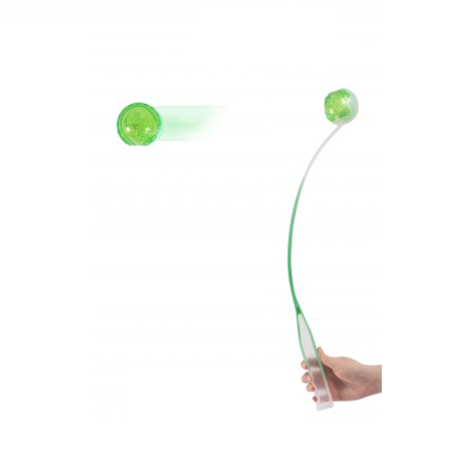 Chucker With Squeak & Flash Rubber Ball