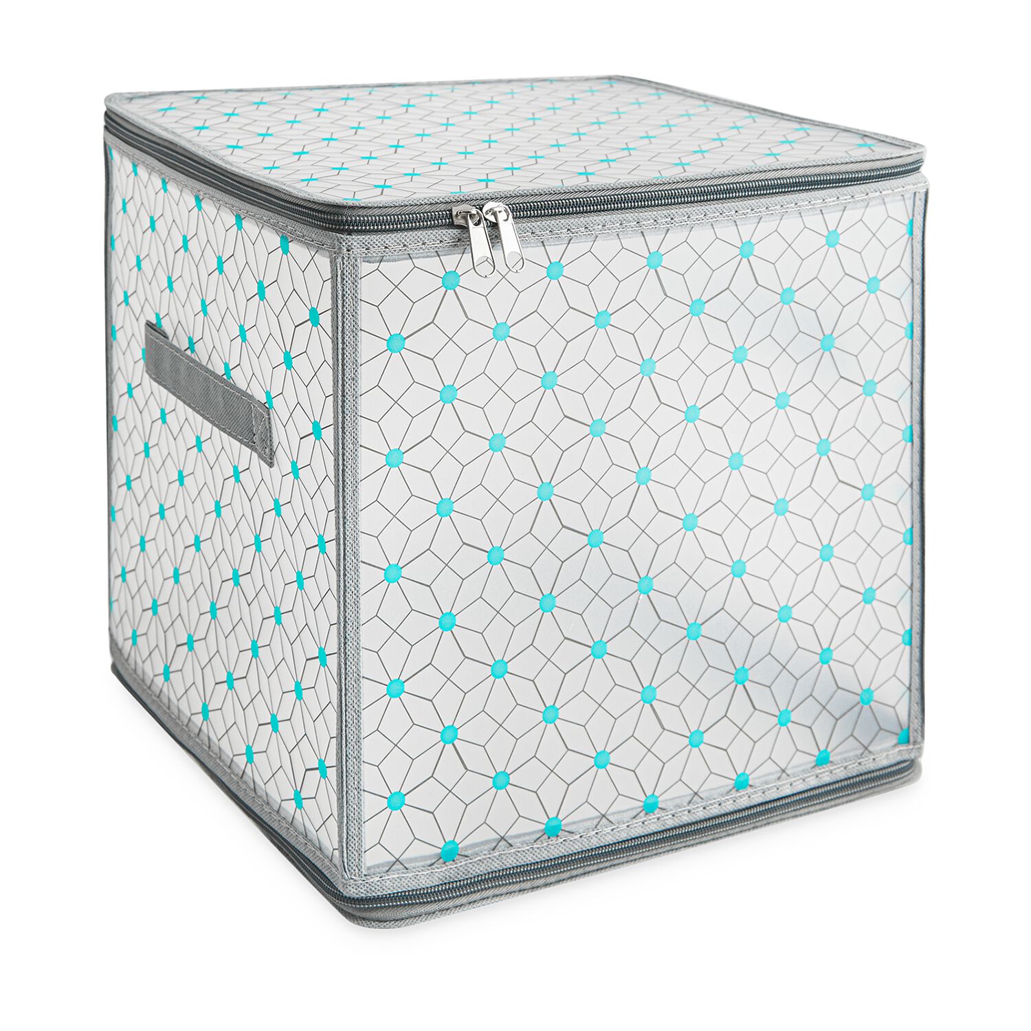 Clever Polka Clothes Cube Storage 30x30x30cm