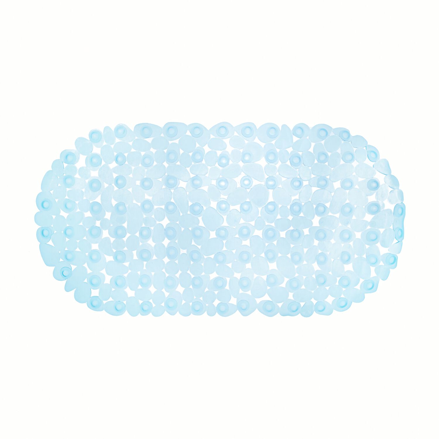 Cobbles Blue Bath Mat 68cm x 35cm