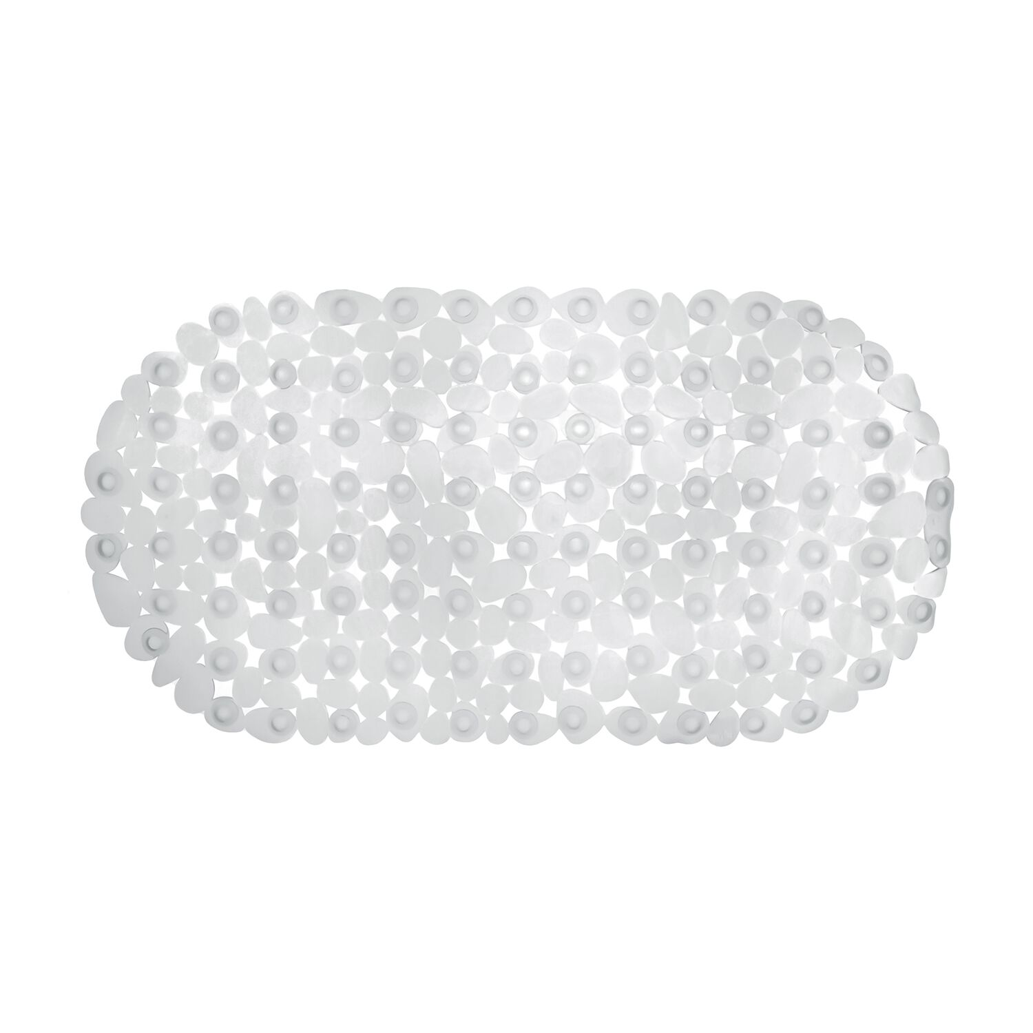 Cobbles Grey Bath Mat 68cm x 35cm