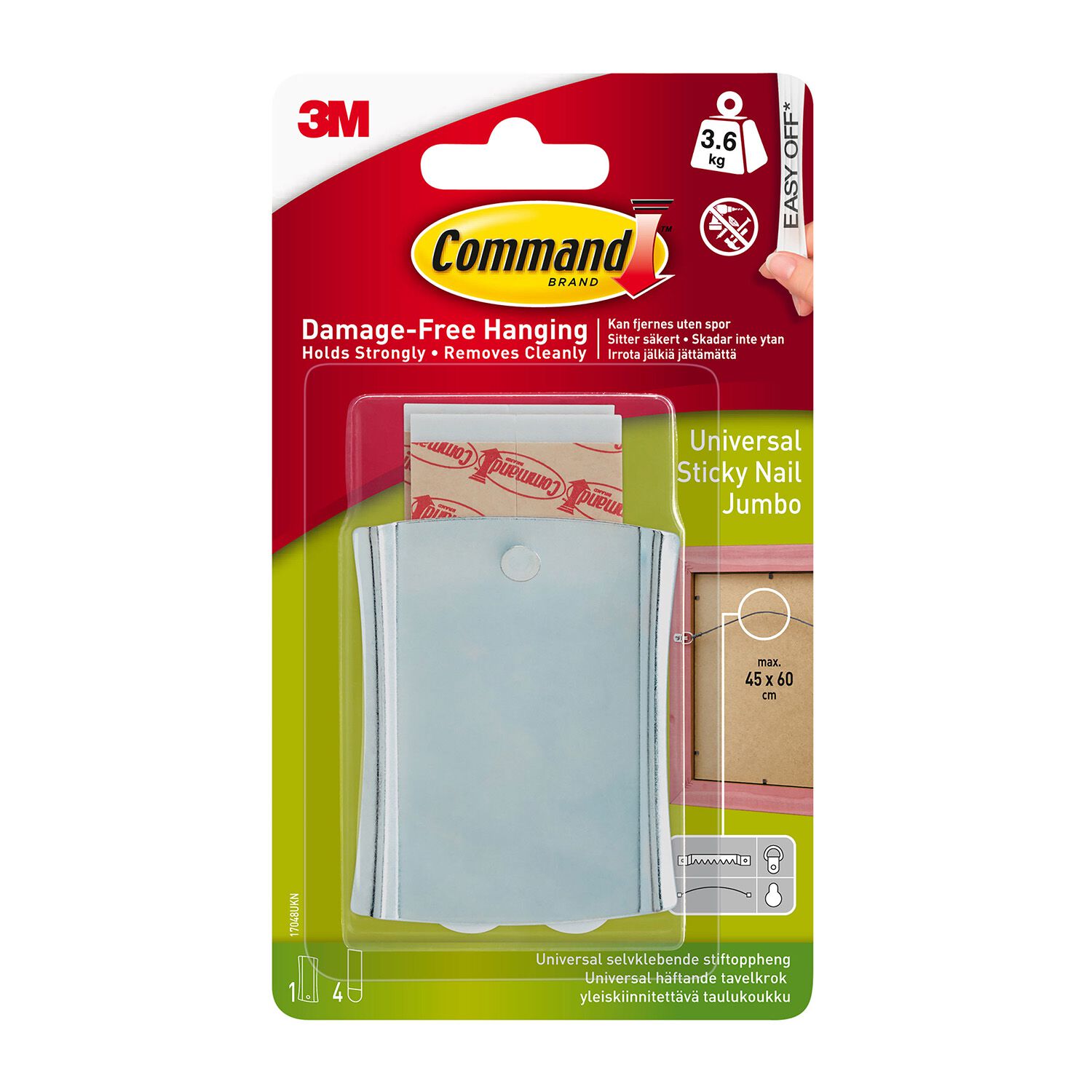 Command Jumbo Universal Sticky Nail