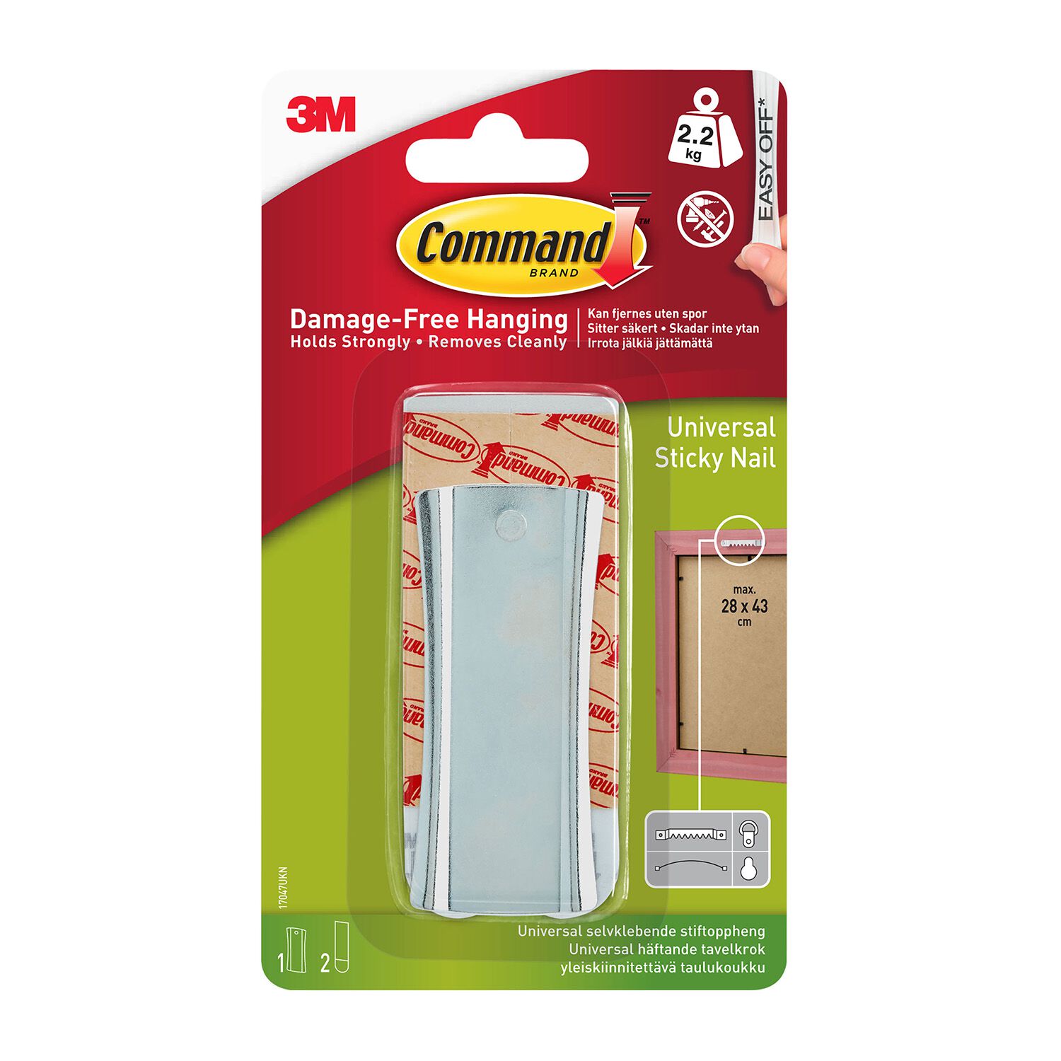 Command Universal Sticky Nail