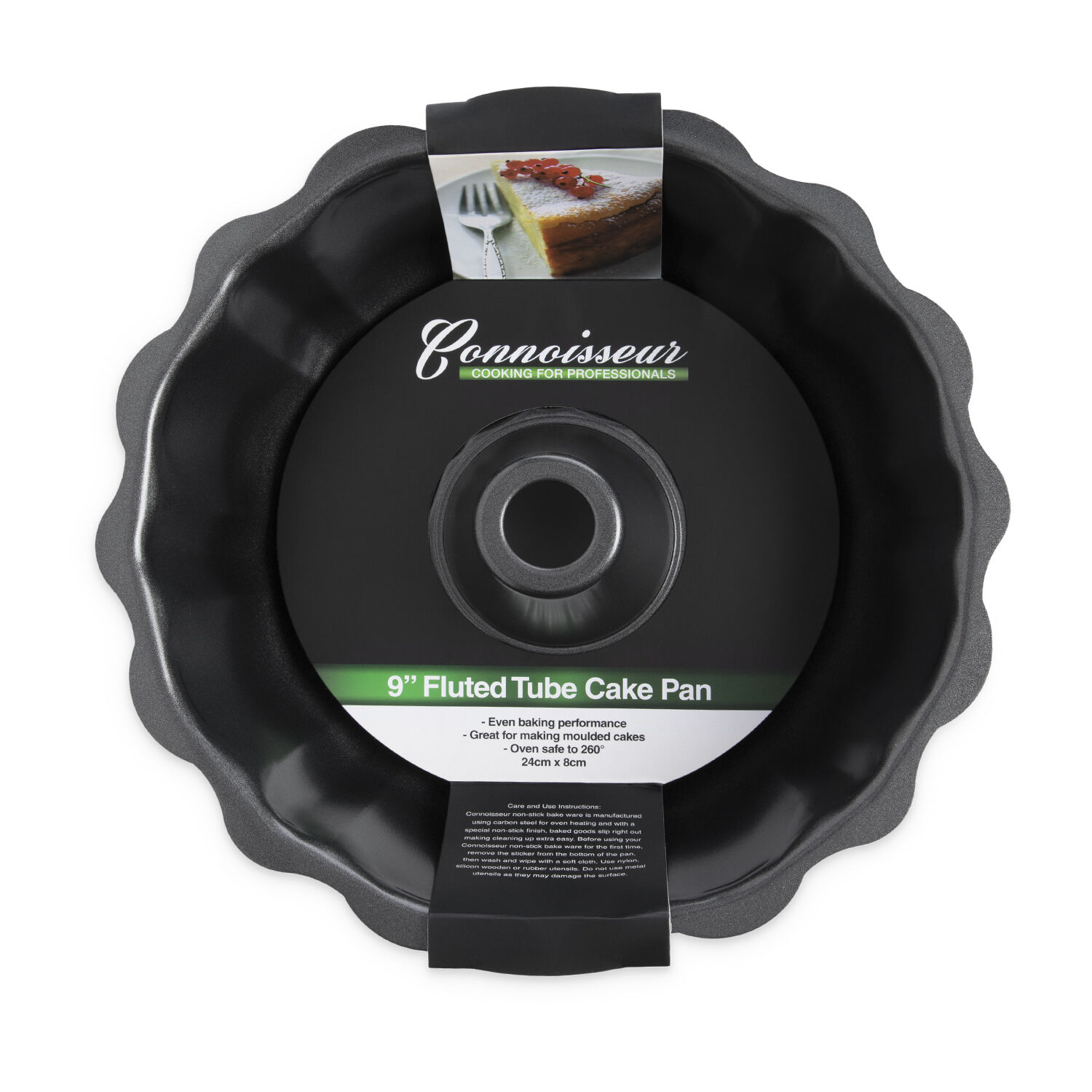 Connoisseur Fluted Tube Cake Tin 9"