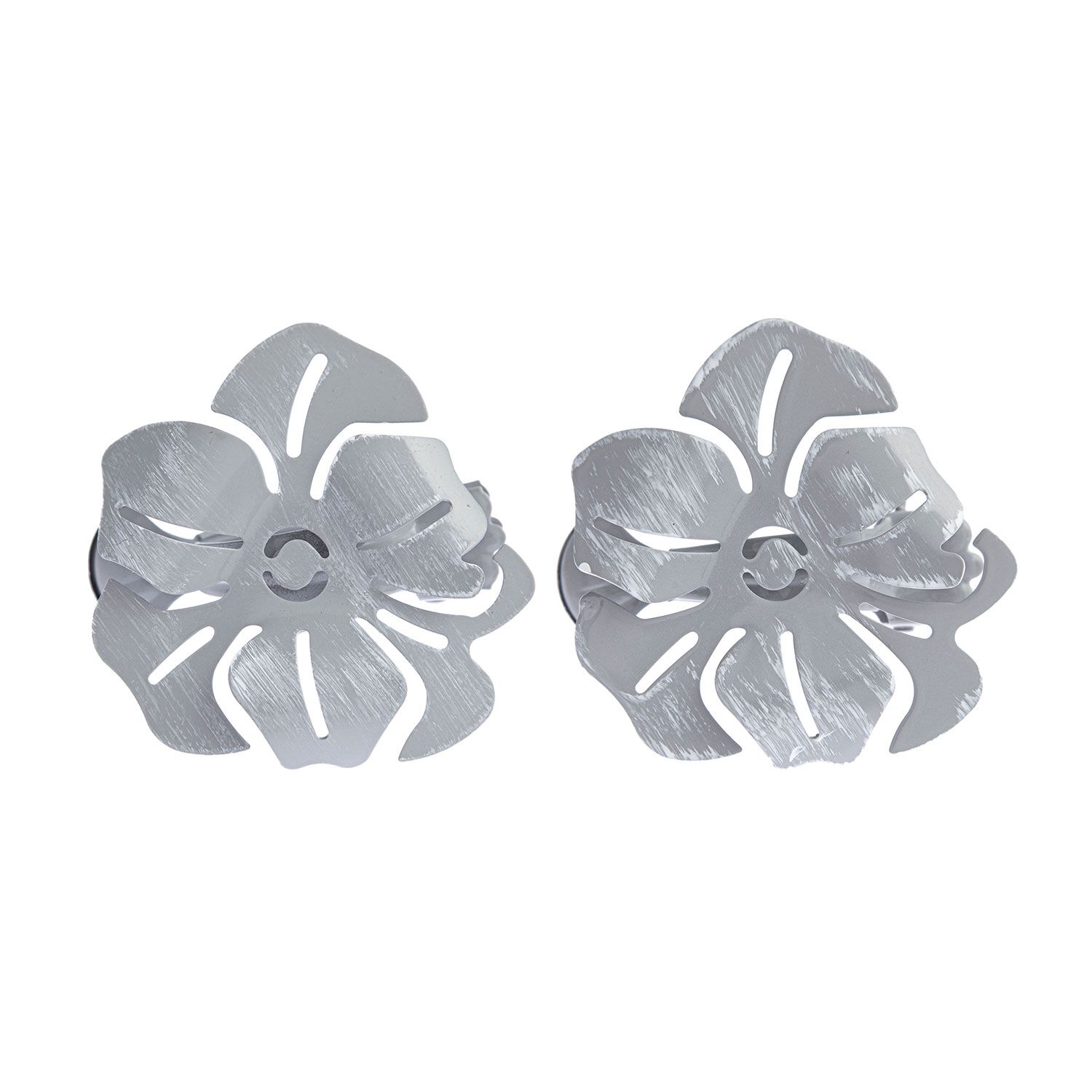 Coquelicot White/Grey Curtain Clip 2Pk